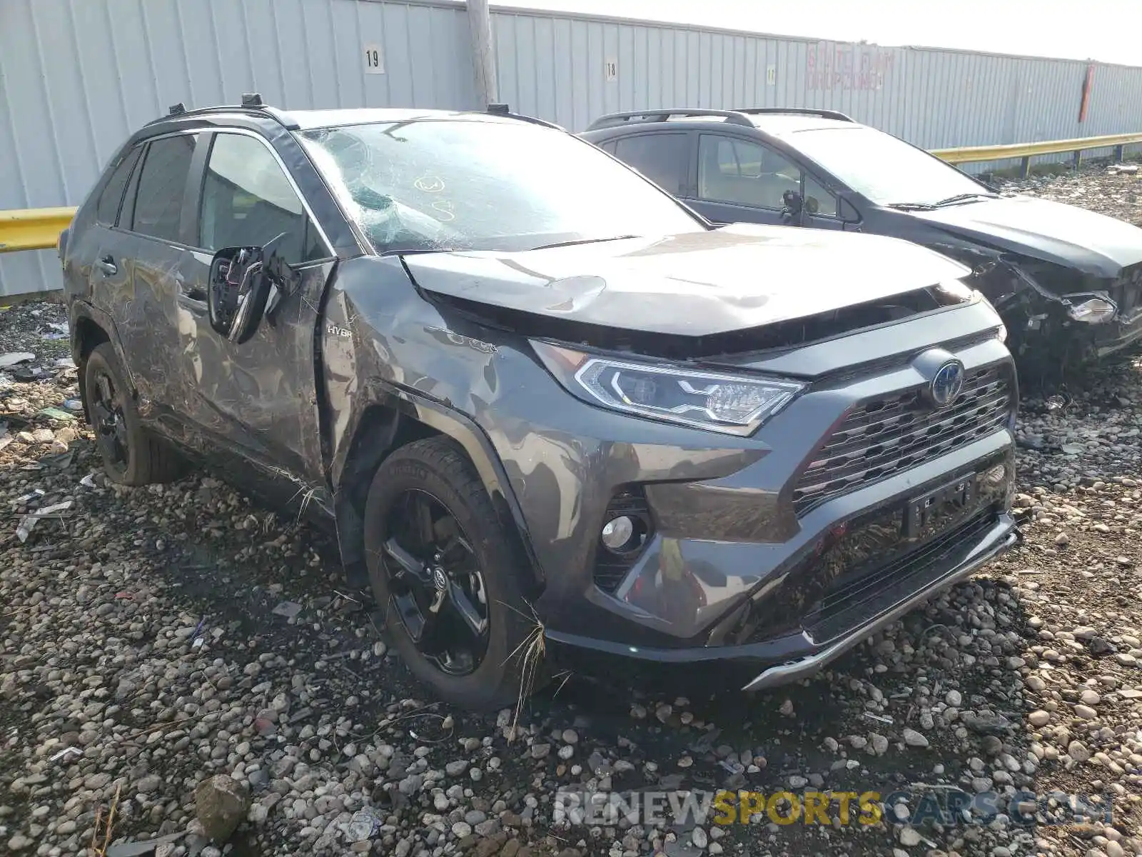 1 Photograph of a damaged car 2T3E6RFV1MW008301 TOYOTA RAV4 2021