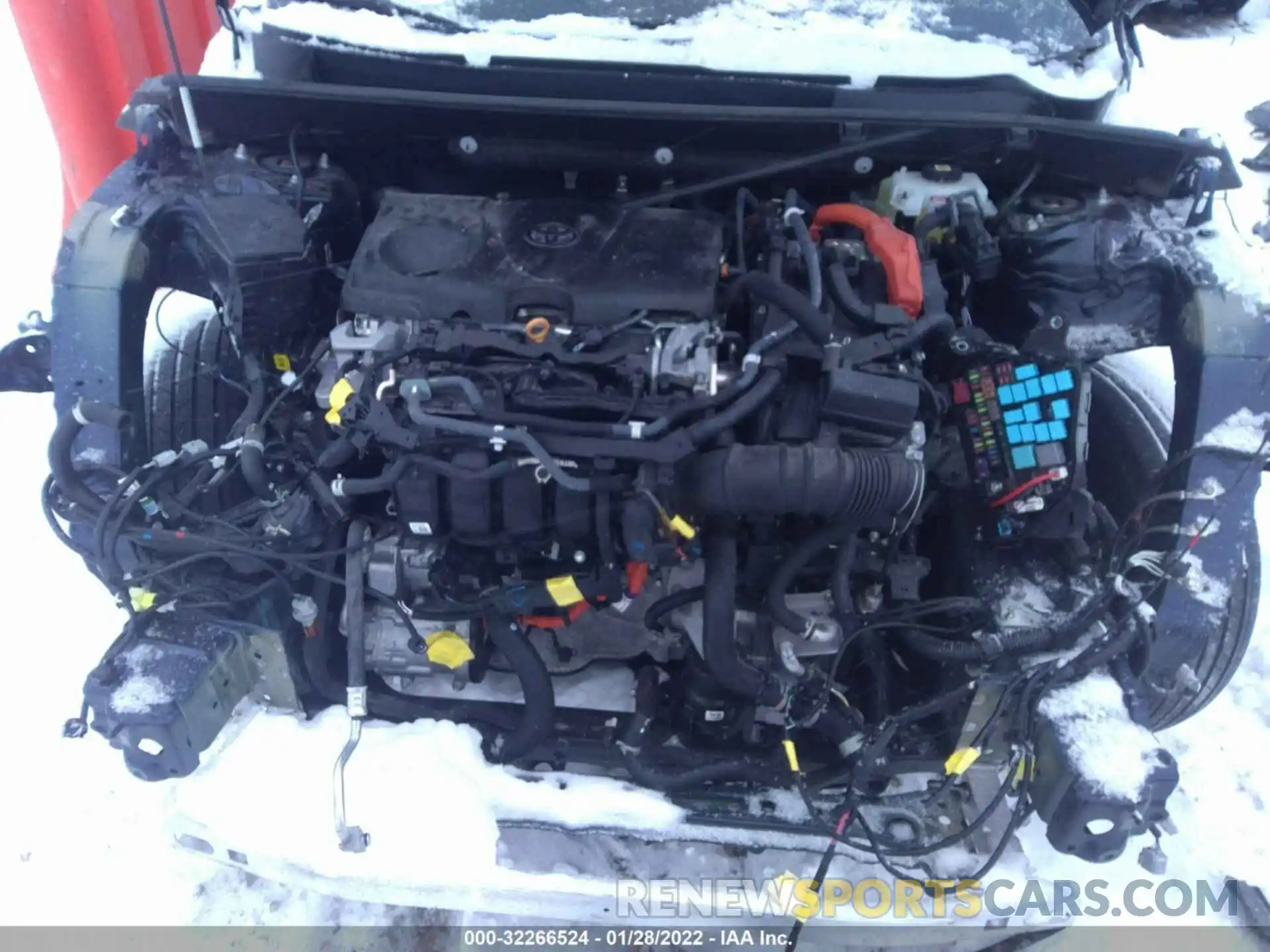 10 Фотография поврежденного автомобиля 2T3E6RFV1MW008802 TOYOTA RAV4 2021