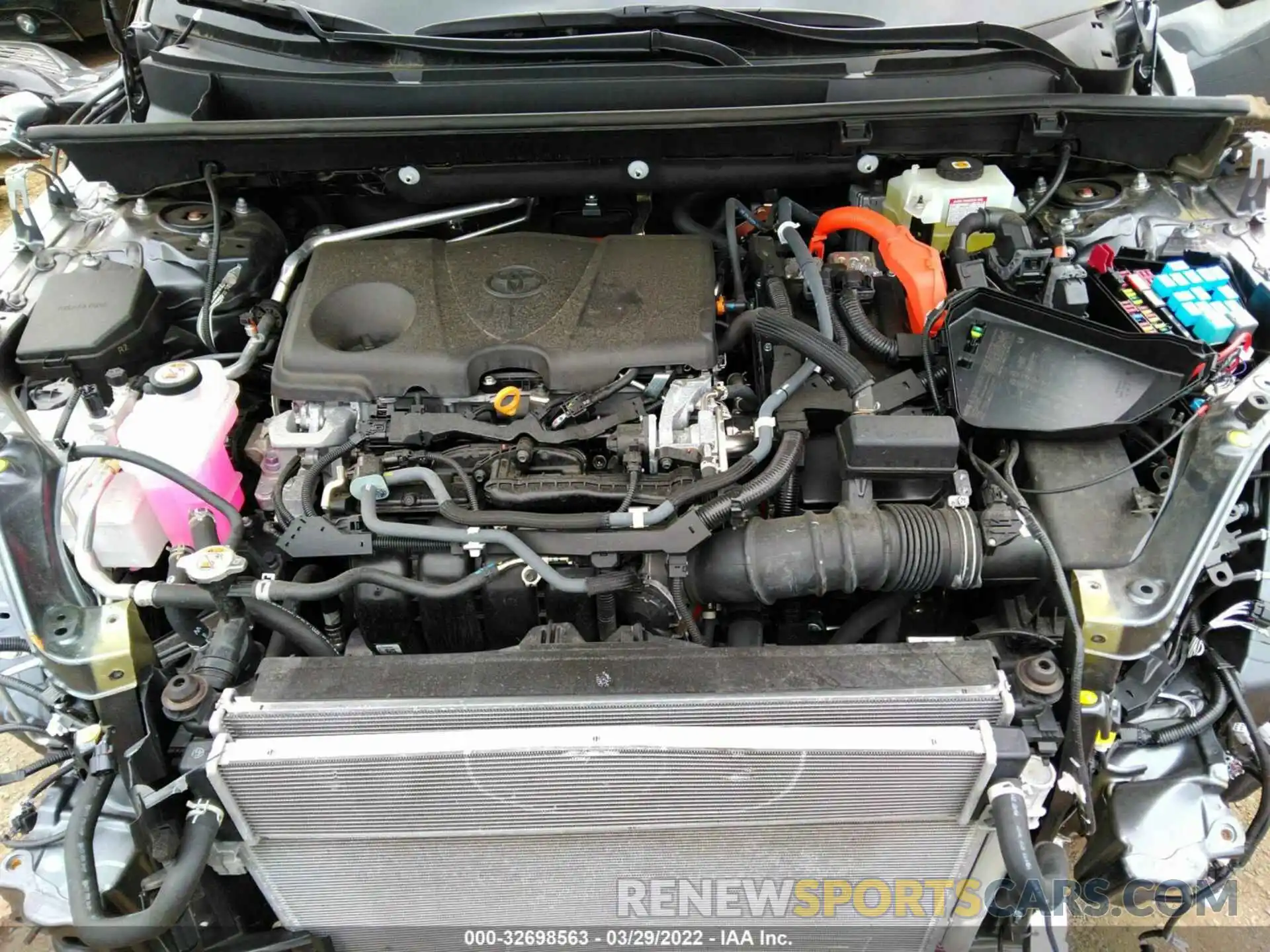 10 Фотография поврежденного автомобиля 2T3E6RFV1MW016902 TOYOTA RAV4 2021