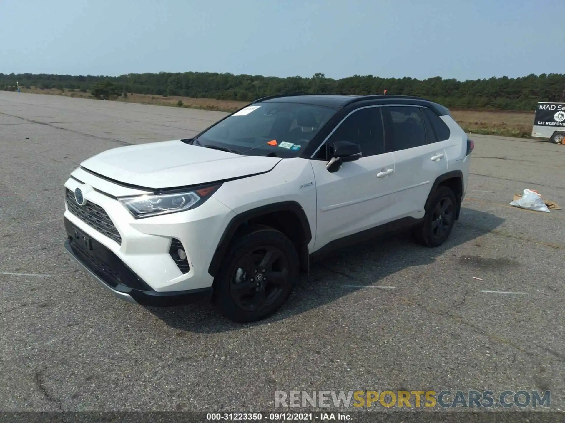 2 Фотография поврежденного автомобиля 2T3E6RFV2MW003222 TOYOTA RAV4 2021