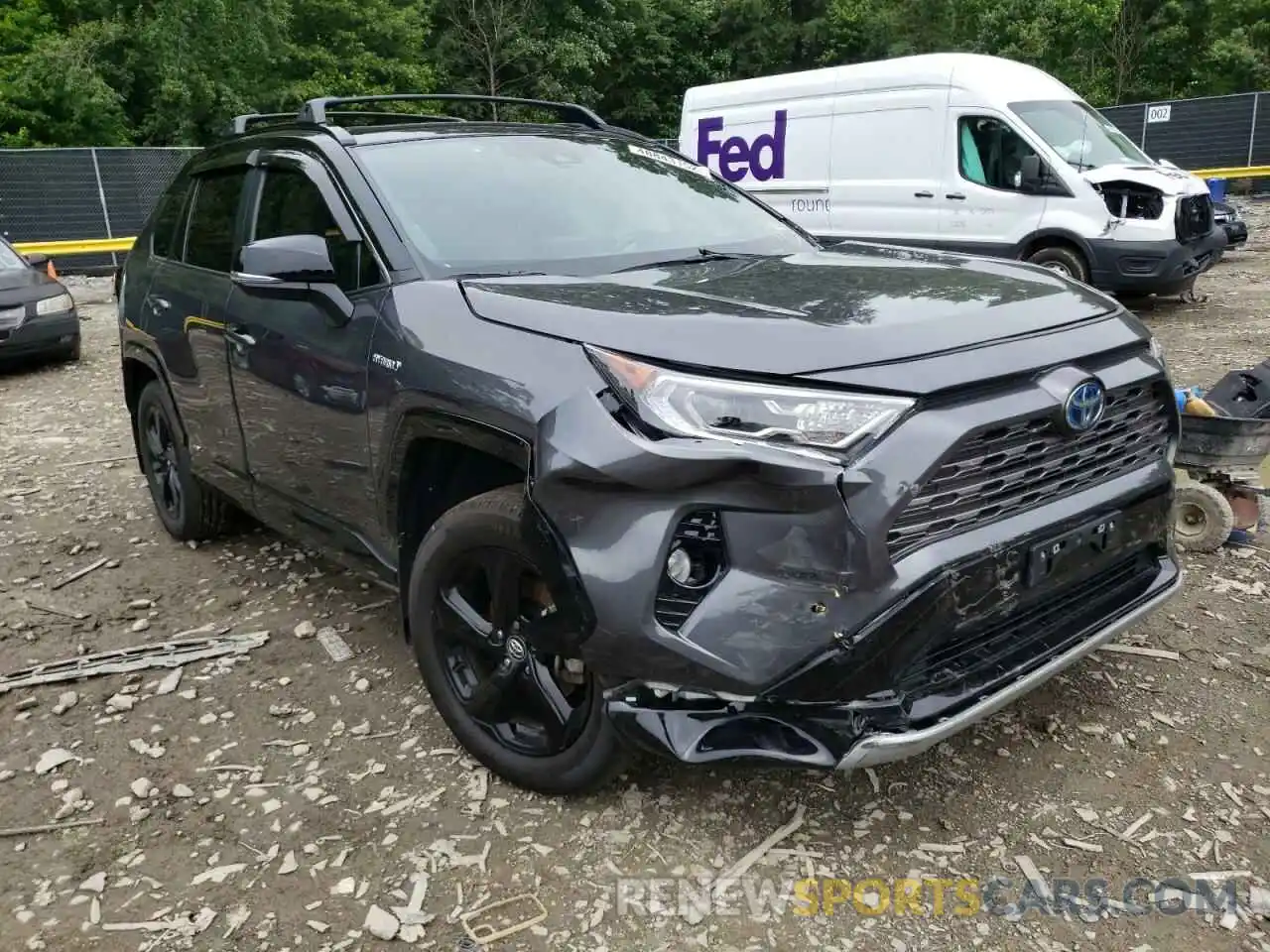 1 Photograph of a damaged car 2T3E6RFV2MW008369 TOYOTA RAV4 2021