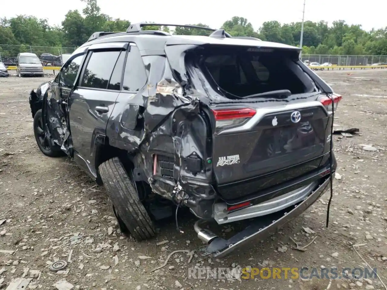 3 Фотография поврежденного автомобиля 2T3E6RFV2MW008369 TOYOTA RAV4 2021