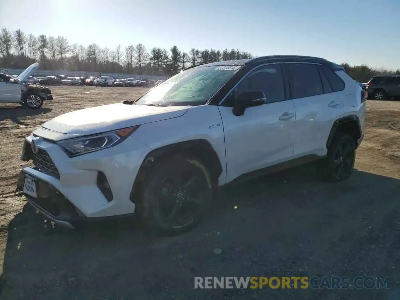 1 Photograph of a damaged car 2T3E6RFV2MW012230 TOYOTA RAV4 2021