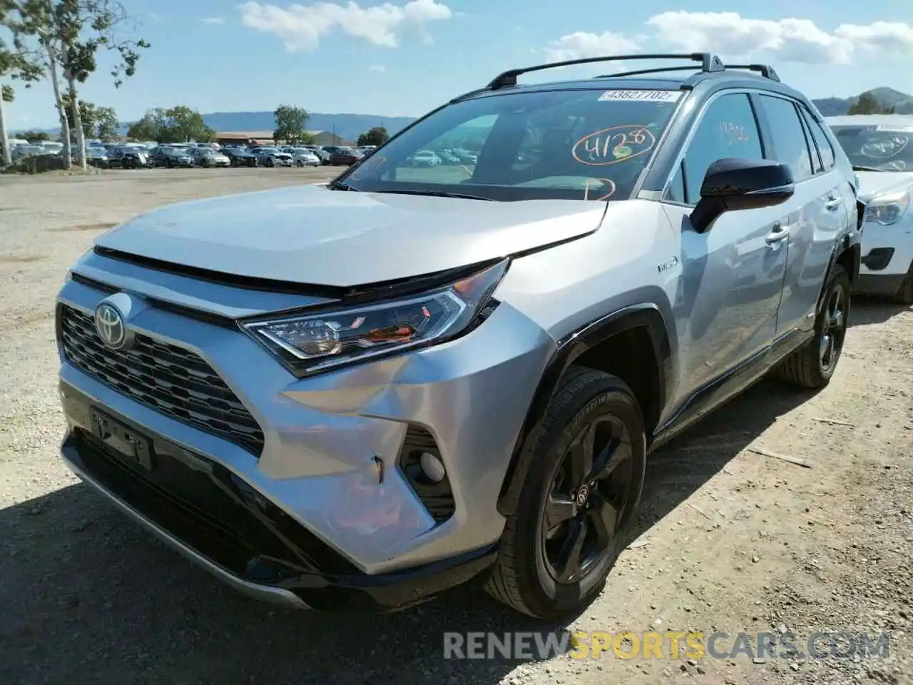 2 Photograph of a damaged car 2T3E6RFV2MW018013 TOYOTA RAV4 2021