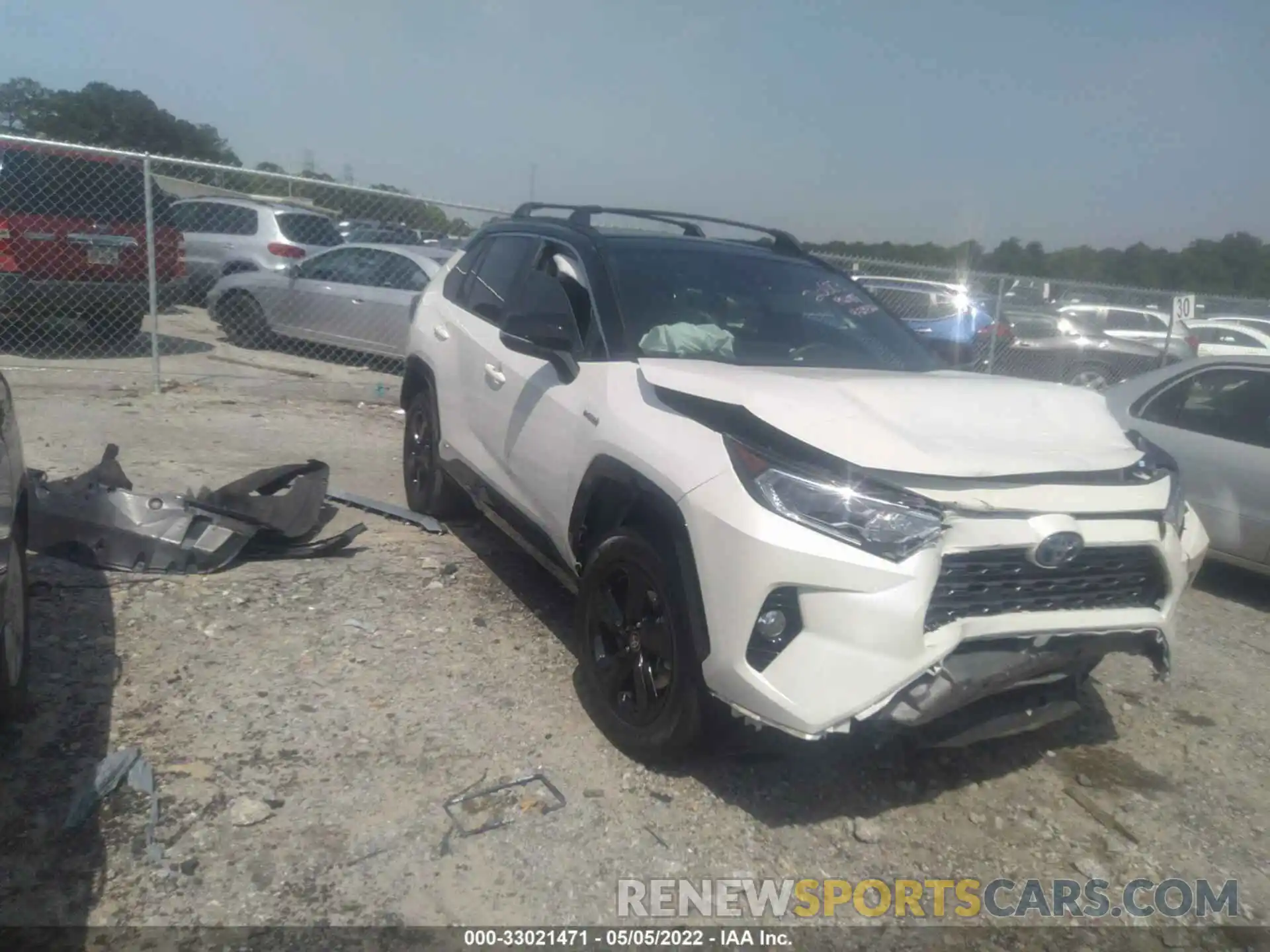 1 Photograph of a damaged car 2T3E6RFV2MW020683 TOYOTA RAV4 2021