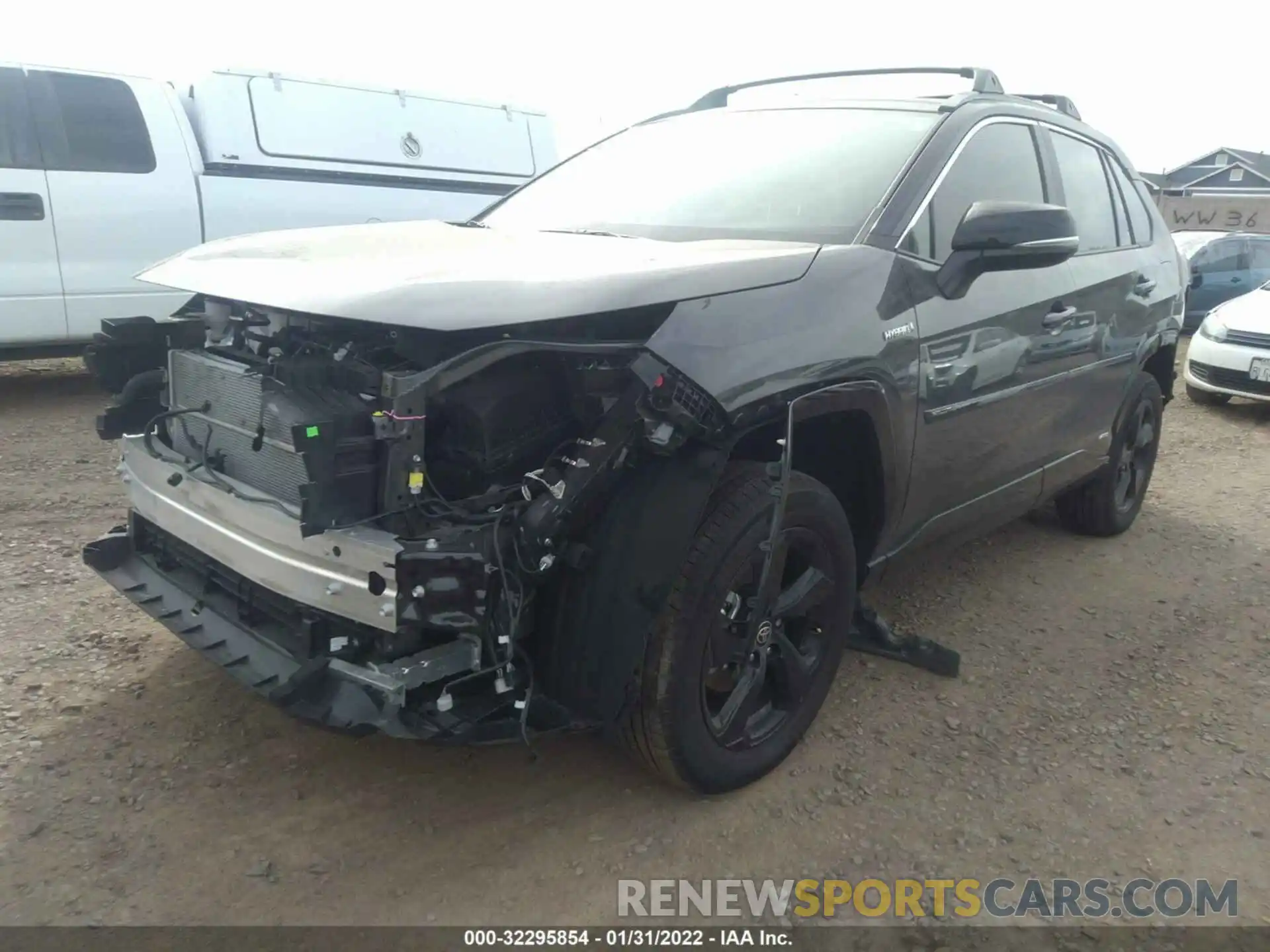 1 Photograph of a damaged car 2T3E6RFV2MW022224 TOYOTA RAV4 2021