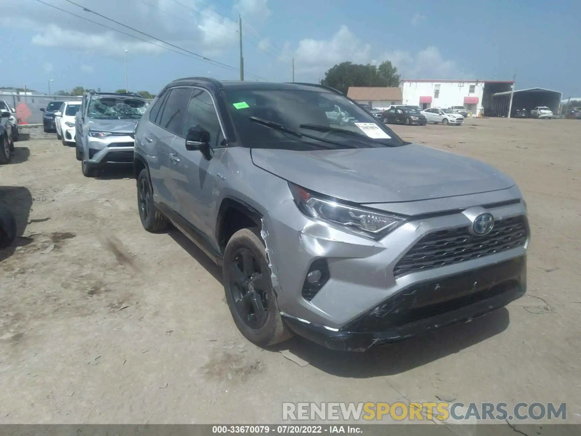 1 Photograph of a damaged car 2T3E6RFV2MW022563 TOYOTA RAV4 2021