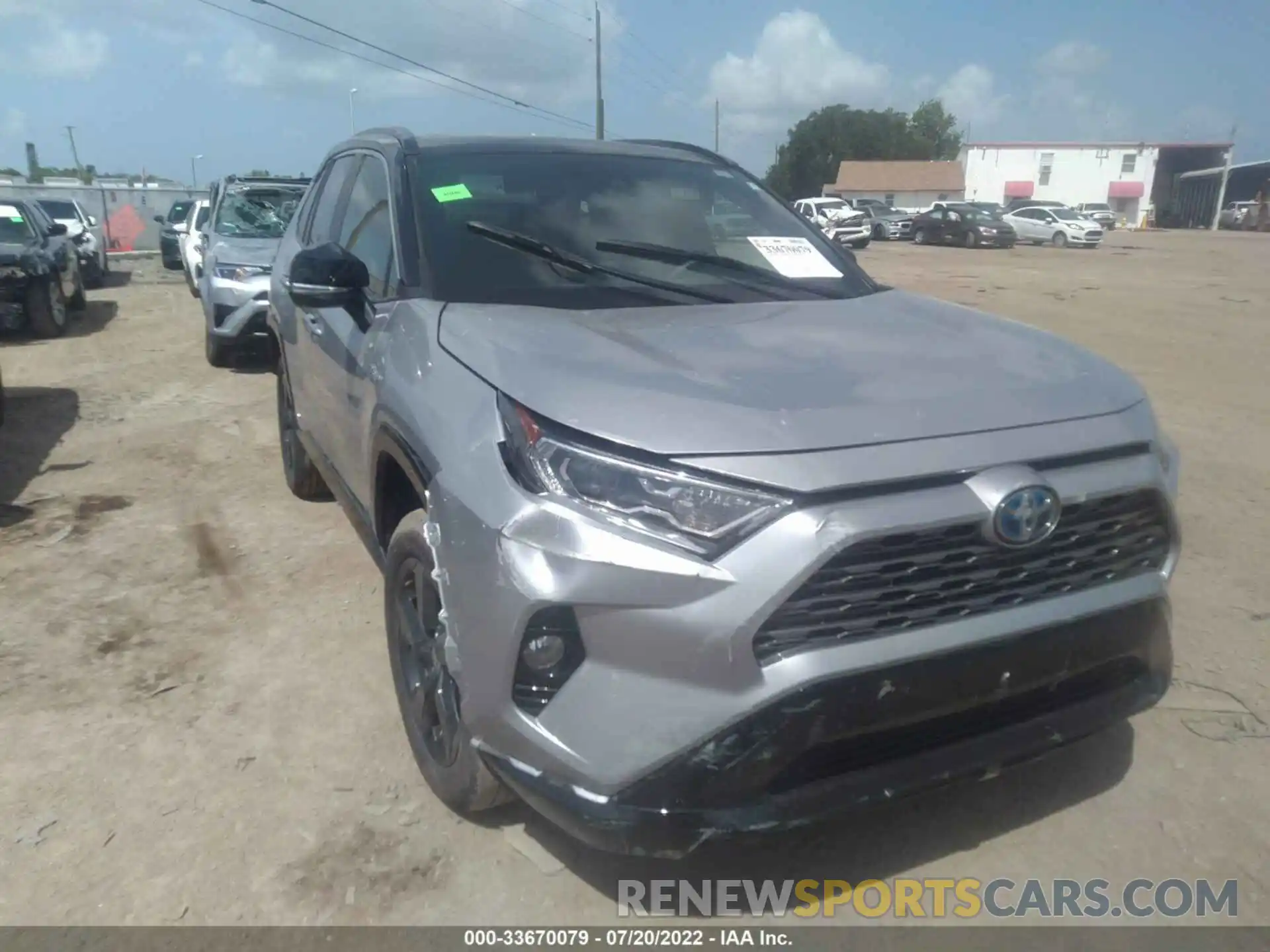 6 Photograph of a damaged car 2T3E6RFV2MW022563 TOYOTA RAV4 2021