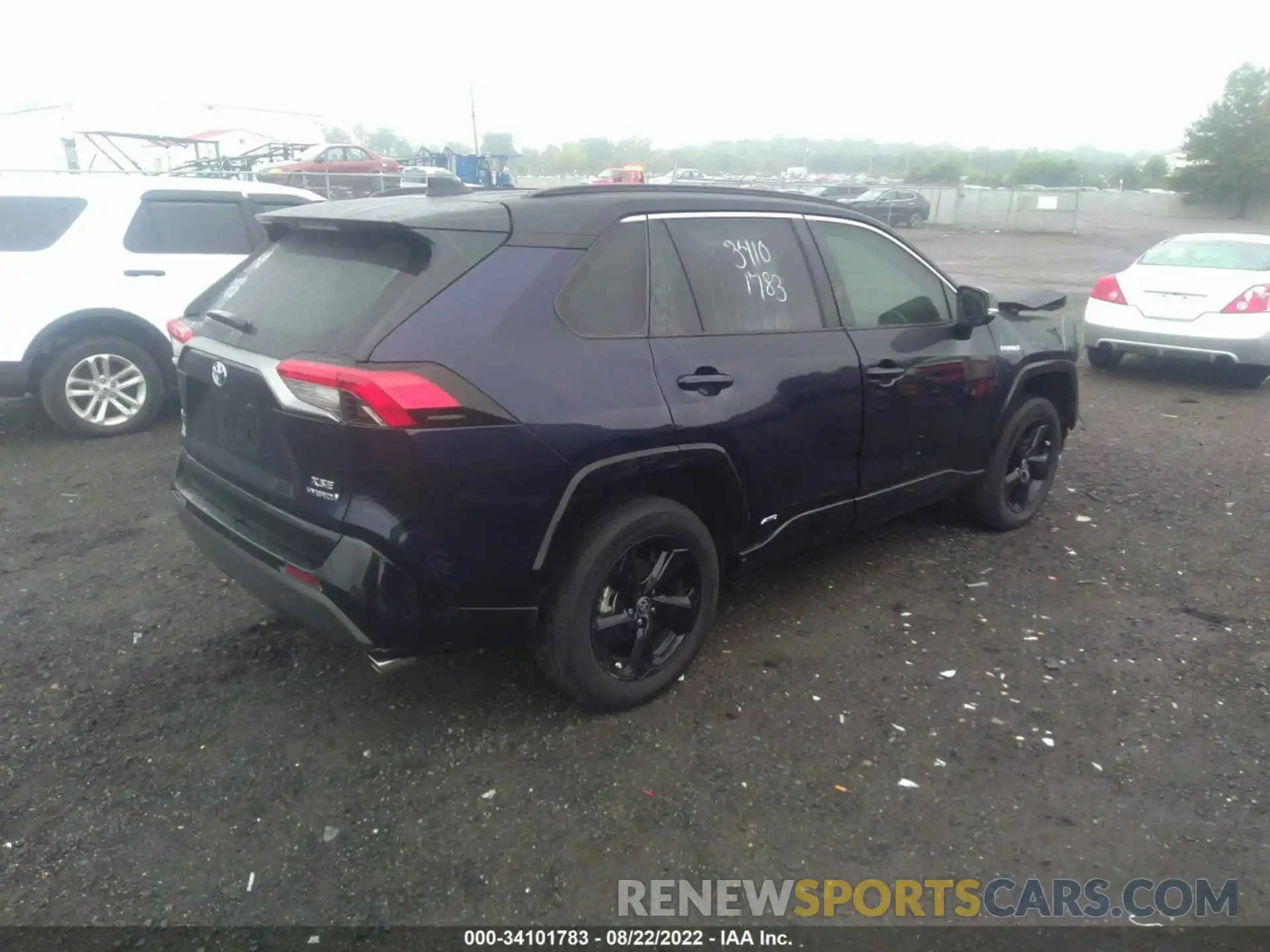 4 Photograph of a damaged car 2T3E6RFV2MW028752 TOYOTA RAV4 2021