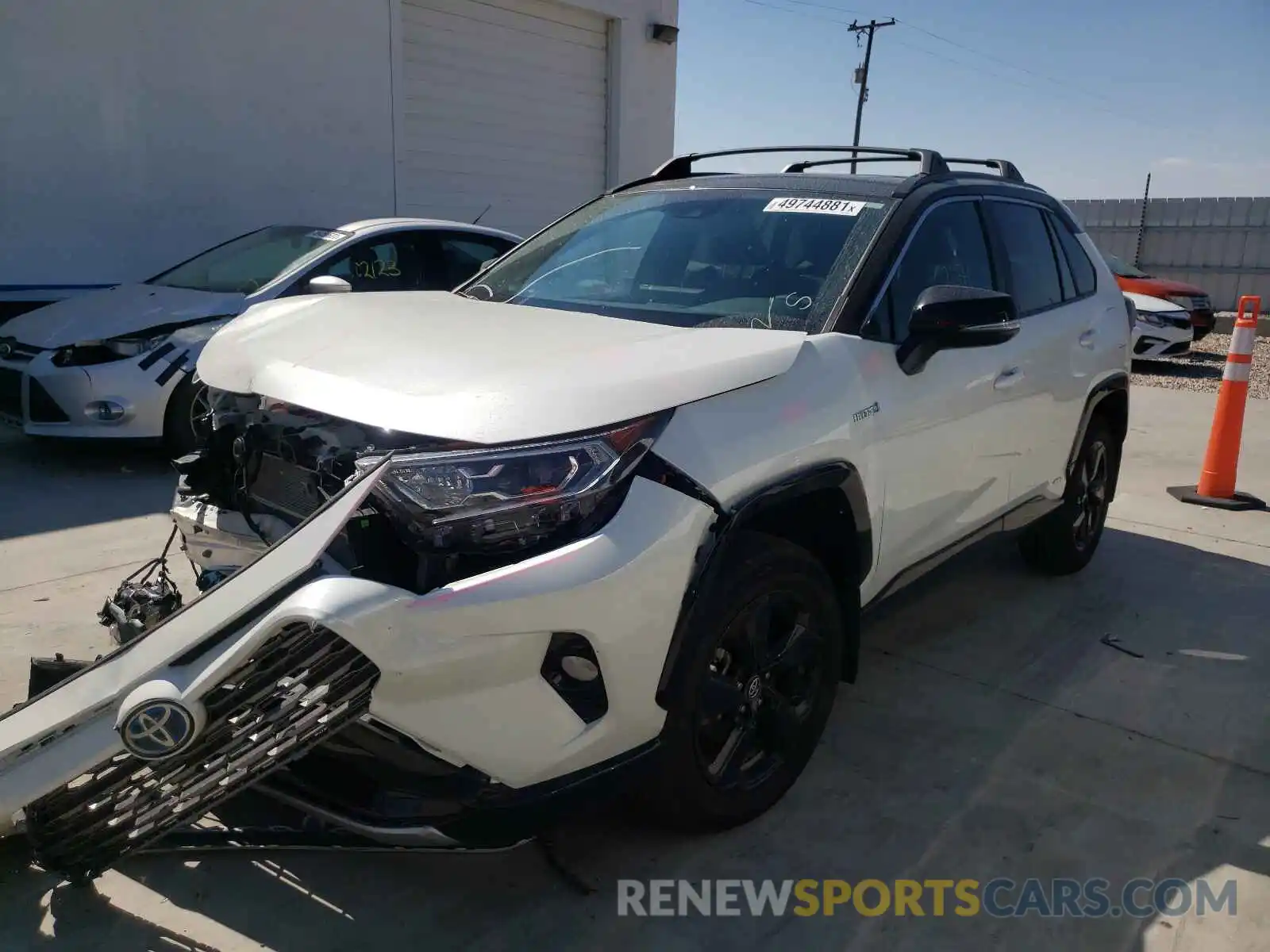 2 Photograph of a damaged car 2T3E6RFV3MW003889 TOYOTA RAV4 2021