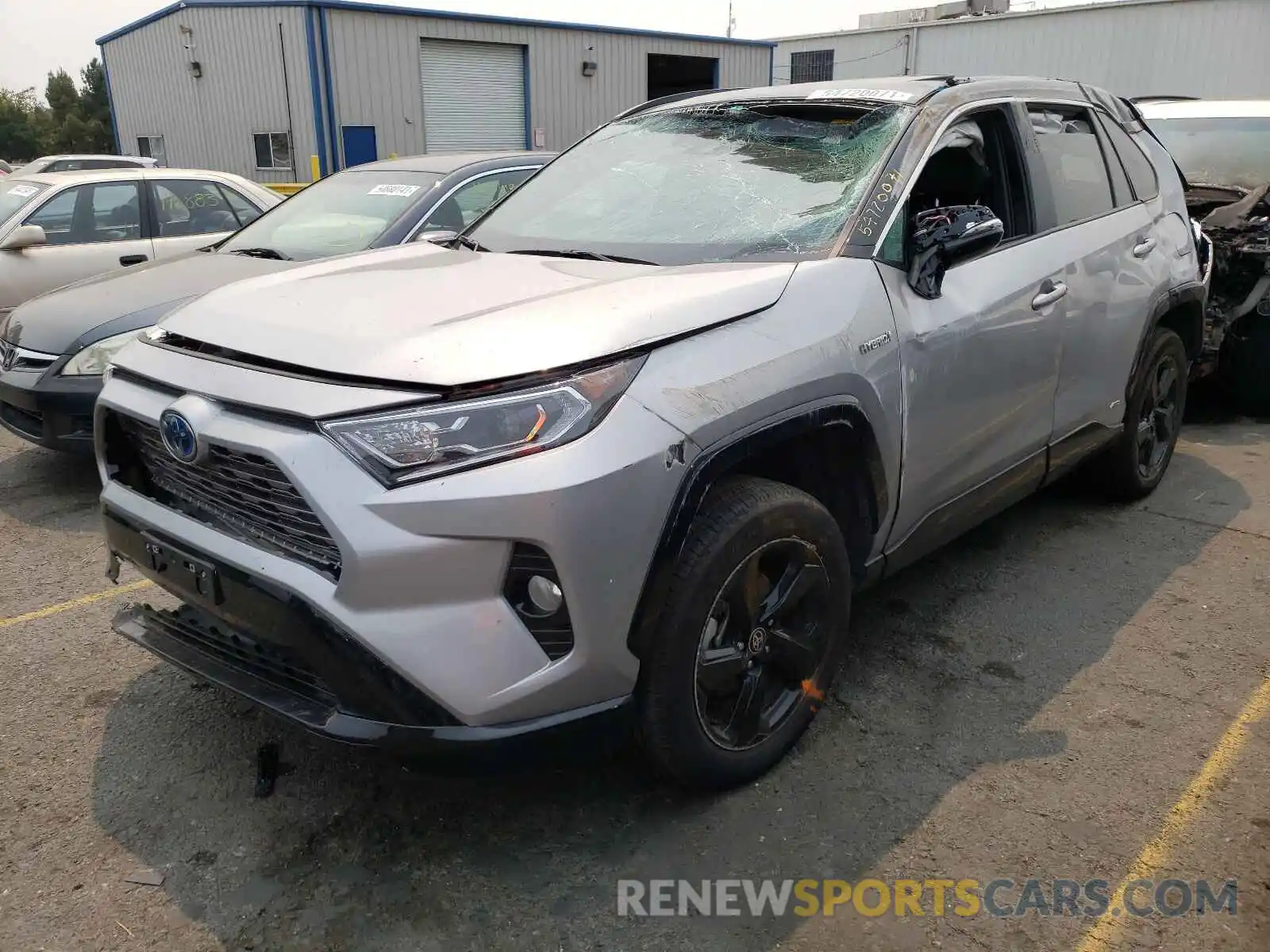 2 Фотография поврежденного автомобиля 2T3E6RFV3MW010955 TOYOTA RAV4 2021