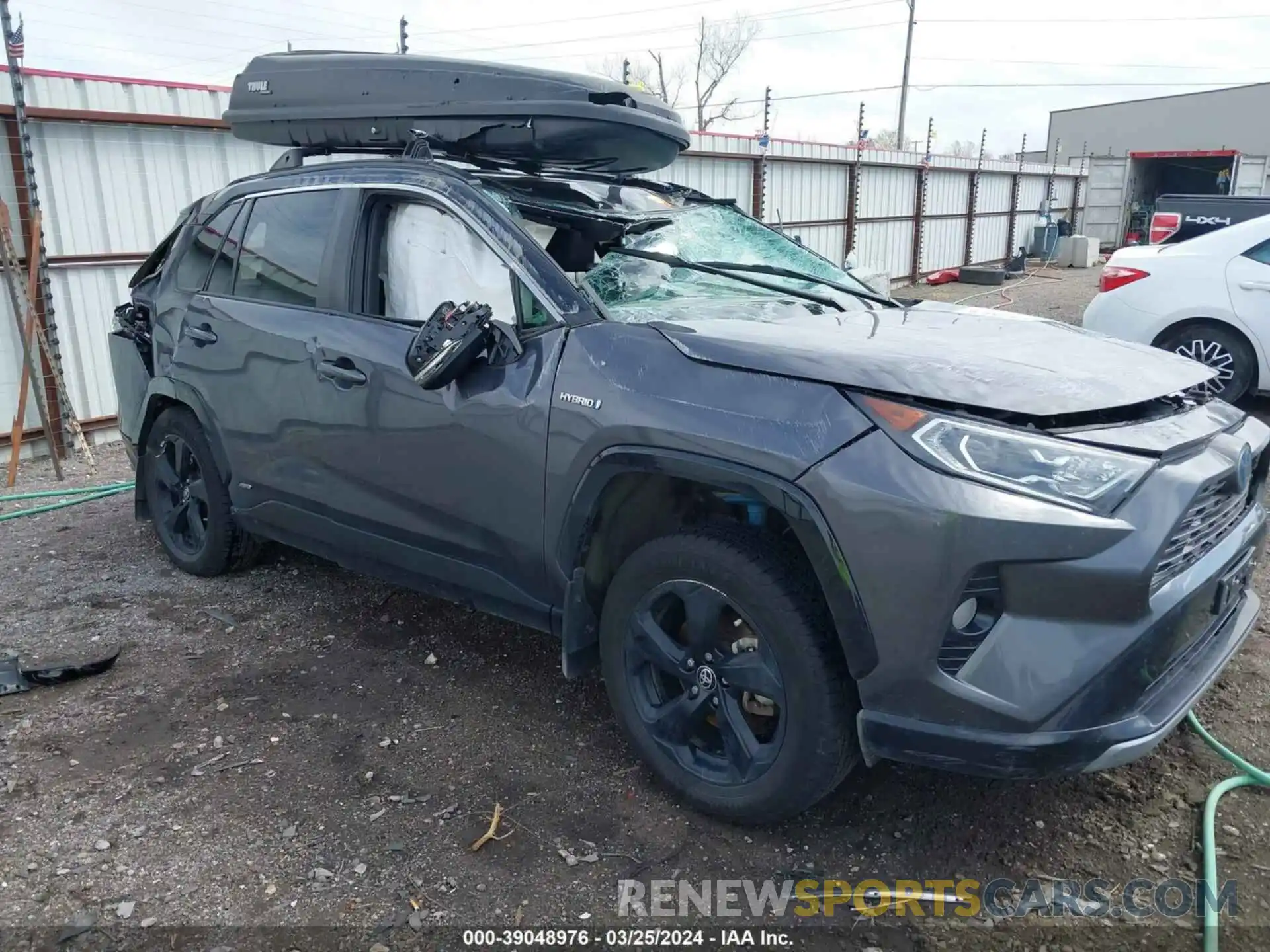 1 Photograph of a damaged car 2T3E6RFV4MW014531 TOYOTA RAV4 2021