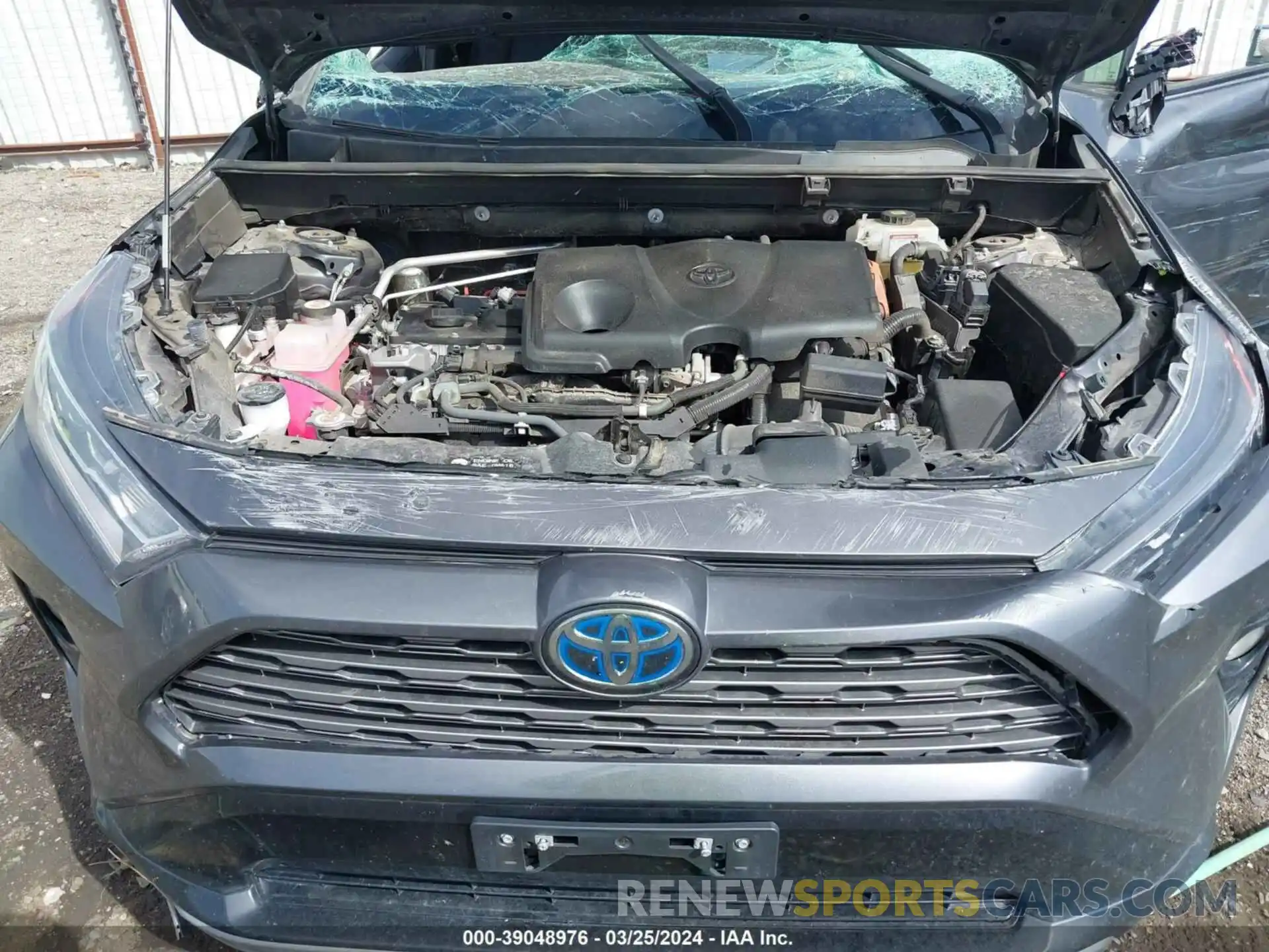 10 Фотография поврежденного автомобиля 2T3E6RFV4MW014531 TOYOTA RAV4 2021