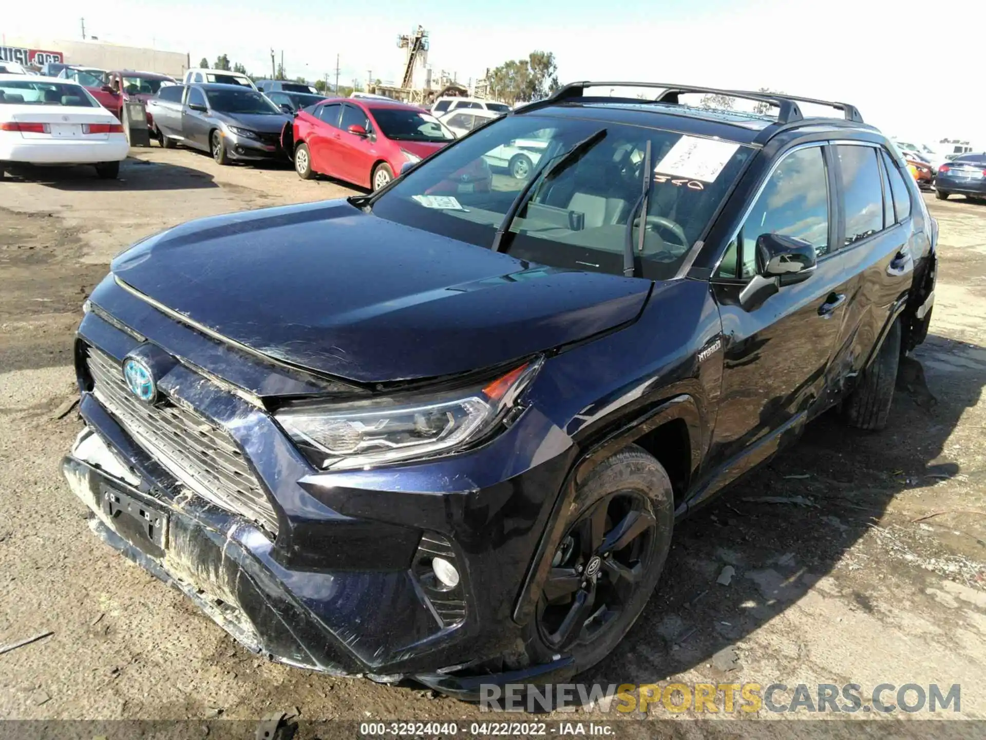 2 Photograph of a damaged car 2T3E6RFV5MW002792 TOYOTA RAV4 2021