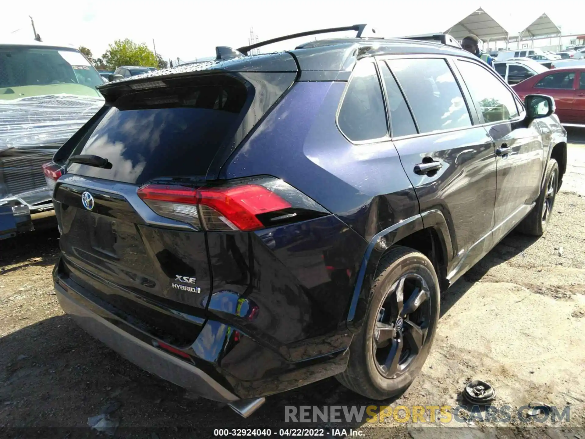 4 Photograph of a damaged car 2T3E6RFV5MW002792 TOYOTA RAV4 2021