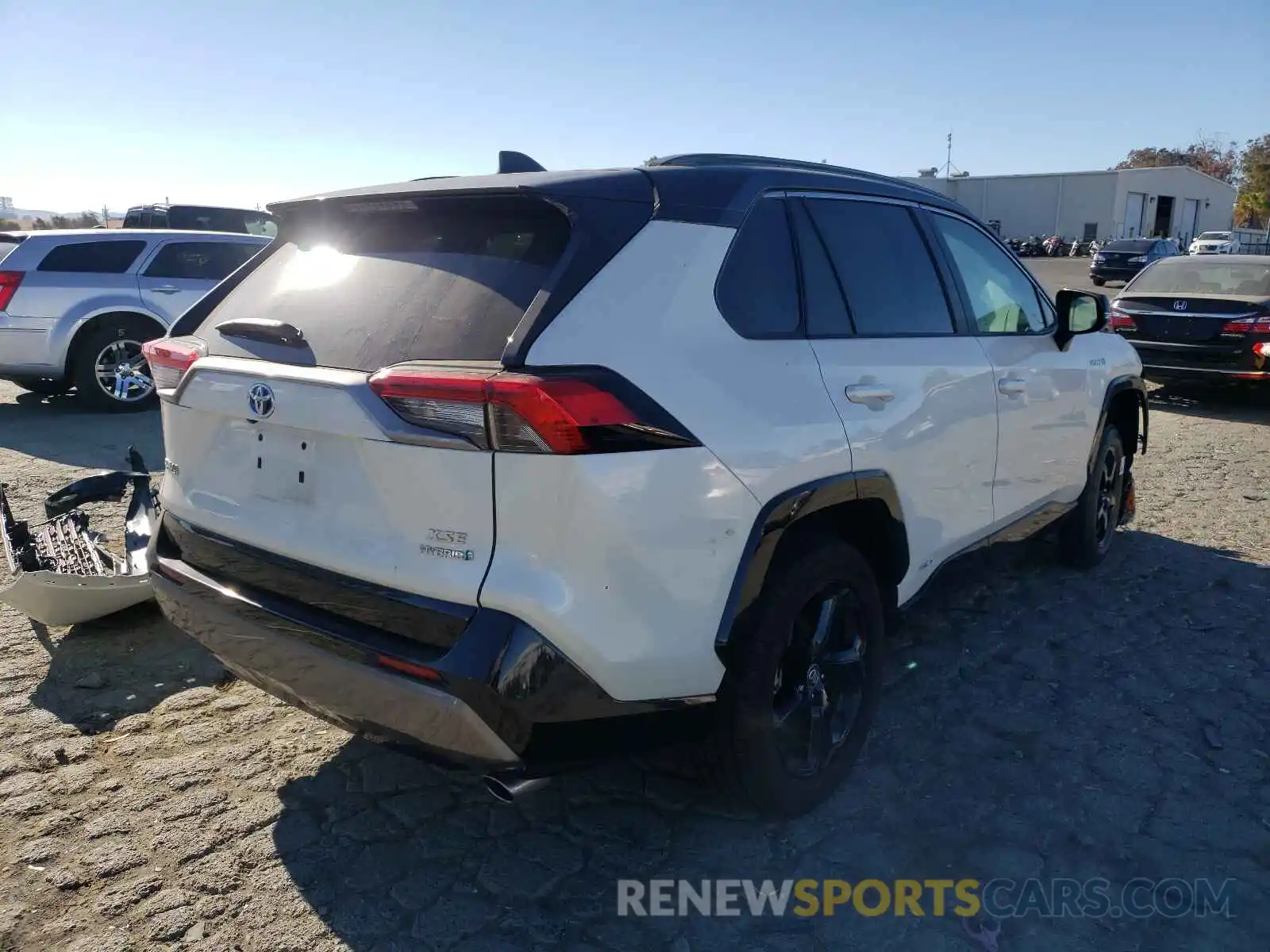 4 Photograph of a damaged car 2T3E6RFV5MW005708 TOYOTA RAV4 2021