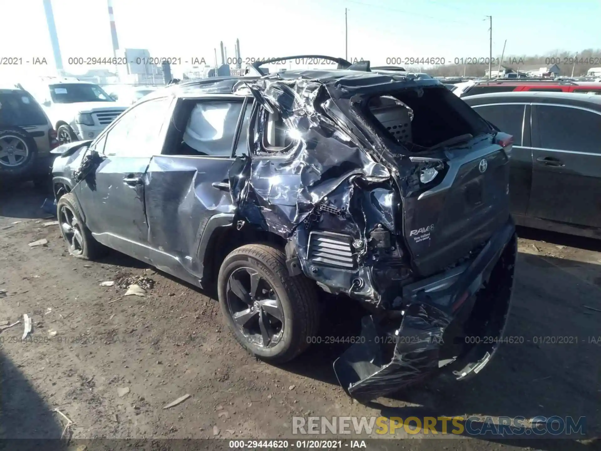 3 Photograph of a damaged car 2T3E6RFV5MW007412 TOYOTA RAV4 2021