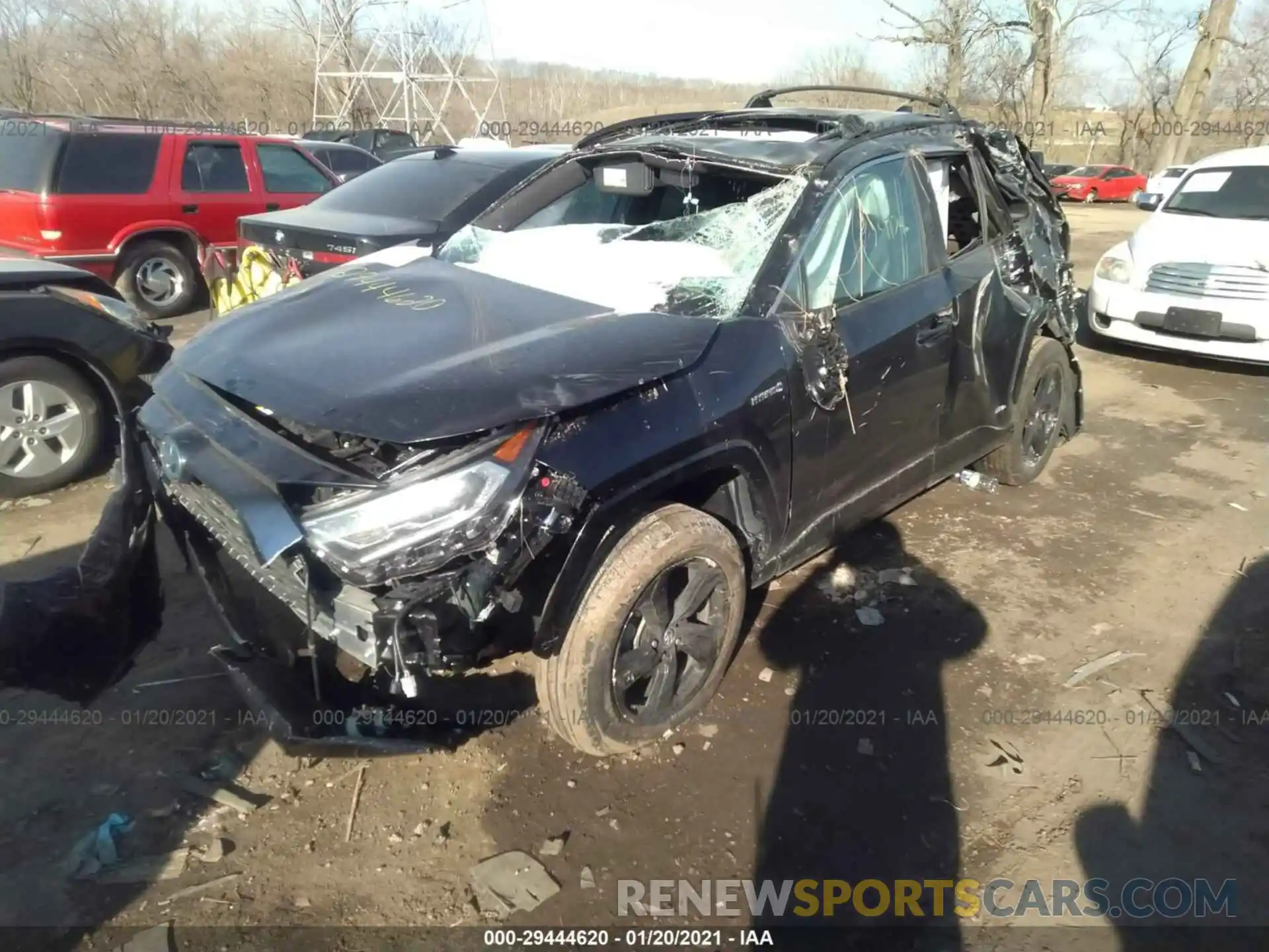 6 Photograph of a damaged car 2T3E6RFV5MW007412 TOYOTA RAV4 2021