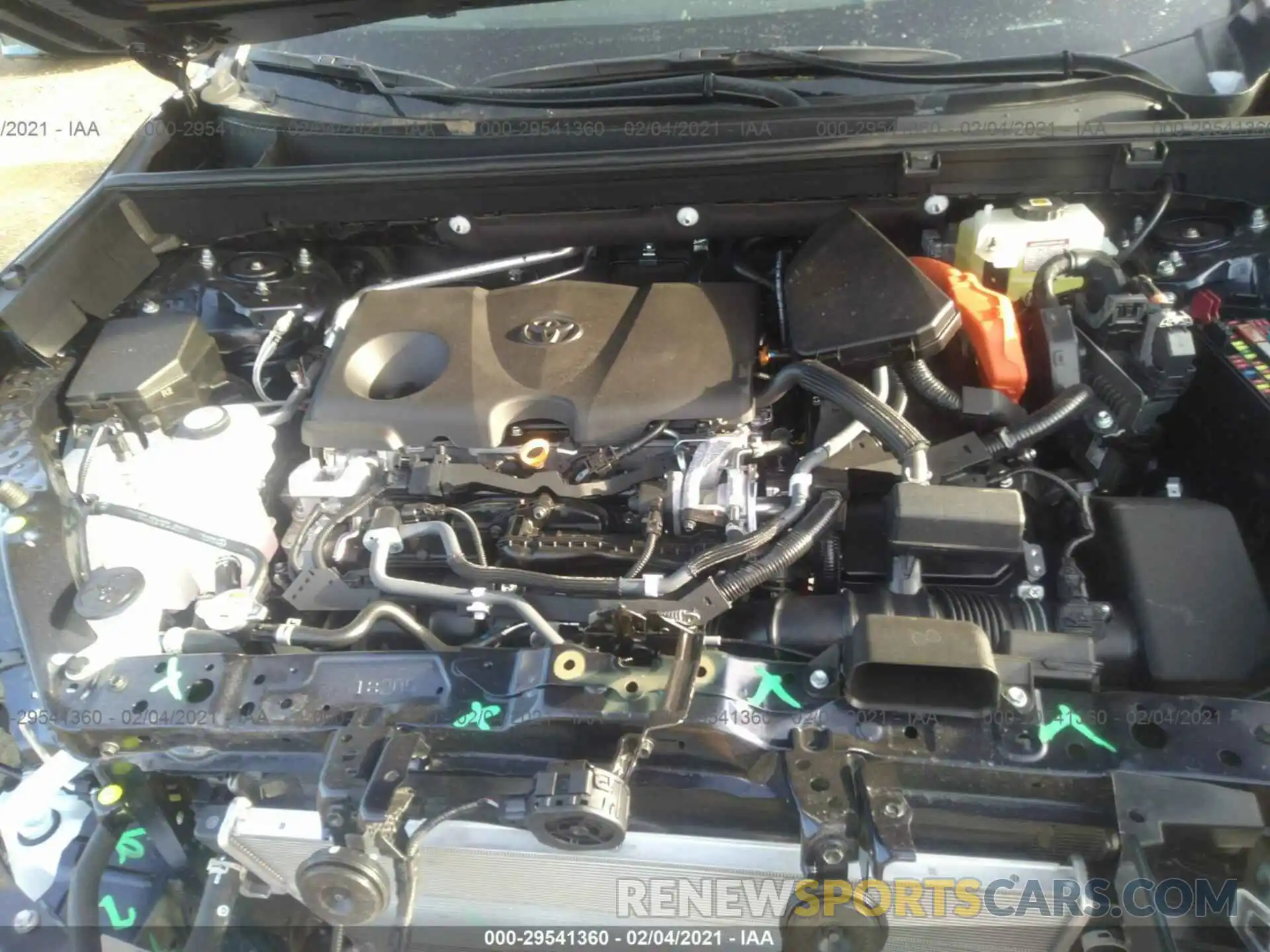 10 Фотография поврежденного автомобиля 2T3E6RFV5MW008740 TOYOTA RAV4 2021