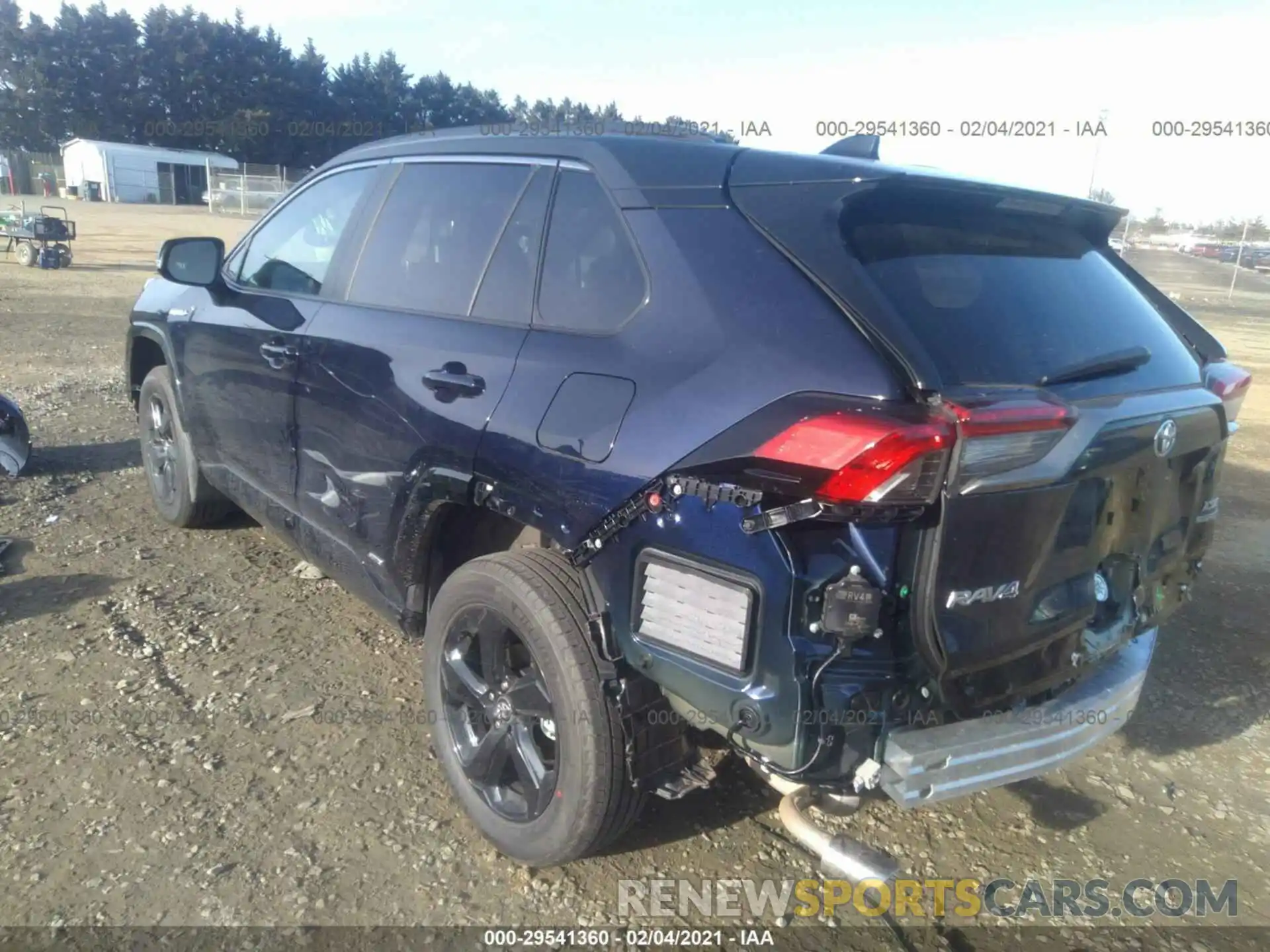 3 Photograph of a damaged car 2T3E6RFV5MW008740 TOYOTA RAV4 2021