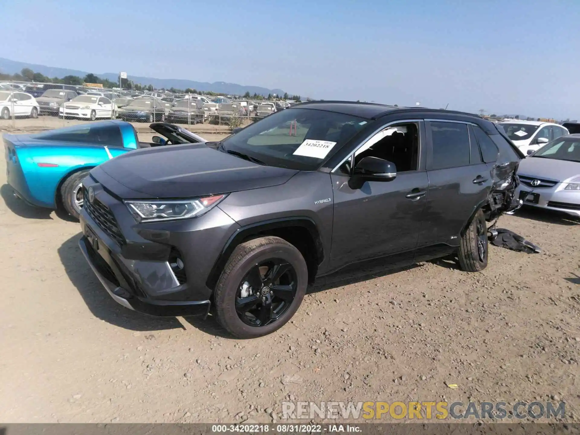 2 Photograph of a damaged car 2T3E6RFV5MW010519 TOYOTA RAV4 2021