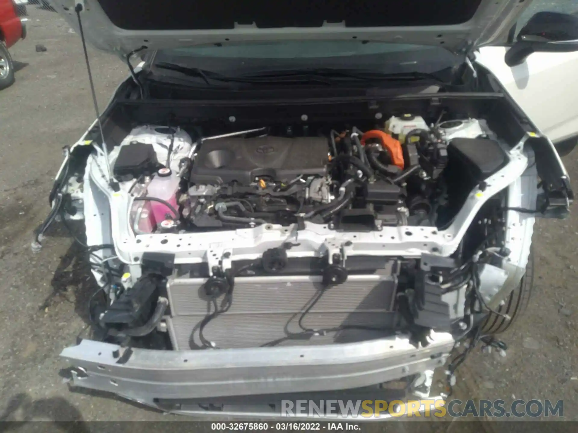 10 Фотография поврежденного автомобиля 2T3E6RFV5MW026638 TOYOTA RAV4 2021