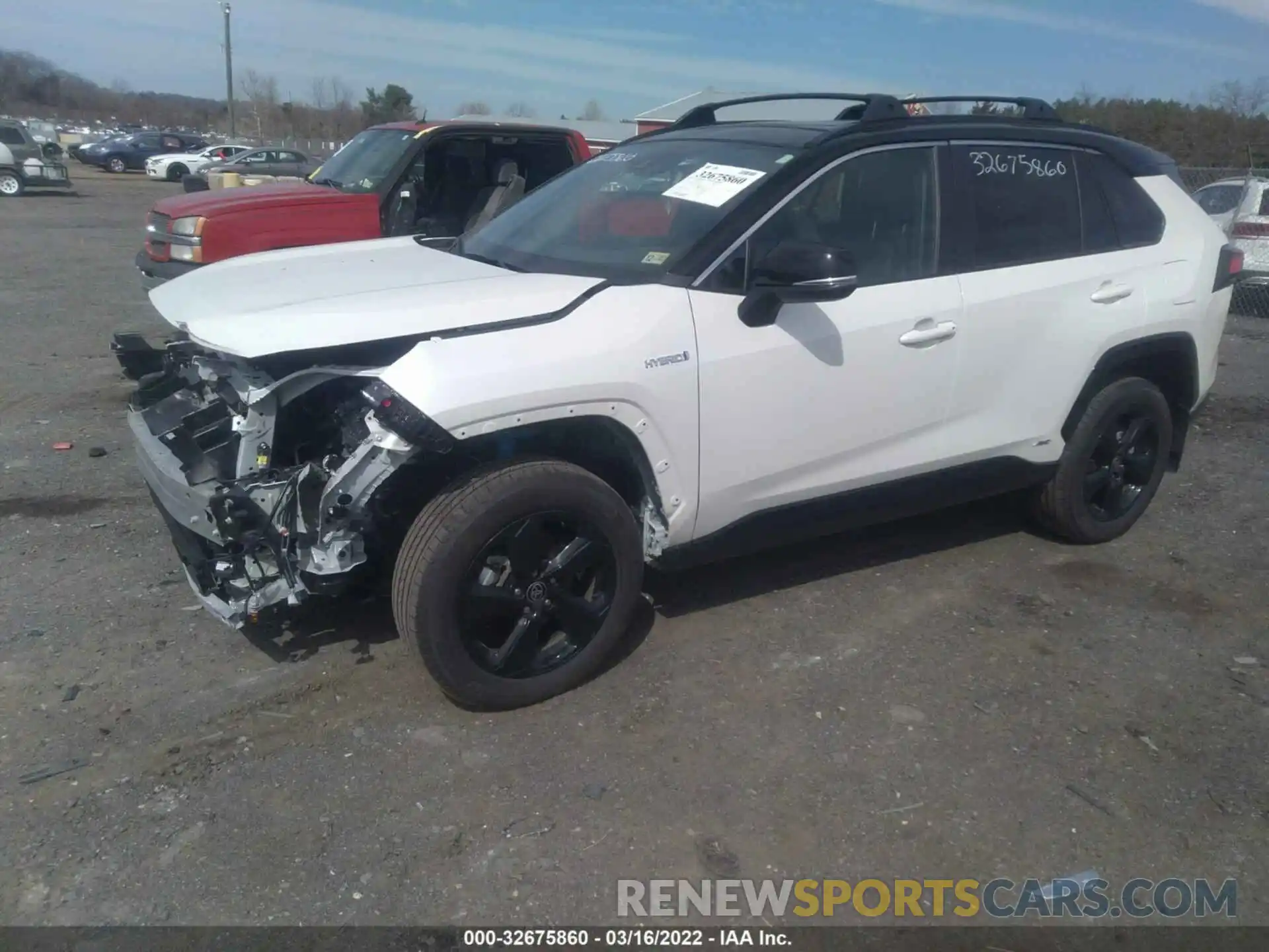 2 Photograph of a damaged car 2T3E6RFV5MW026638 TOYOTA RAV4 2021