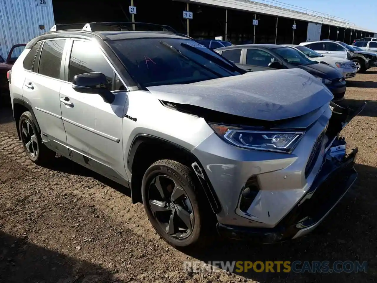 1 Photograph of a damaged car 2T3E6RFV5MW027188 TOYOTA RAV4 2021