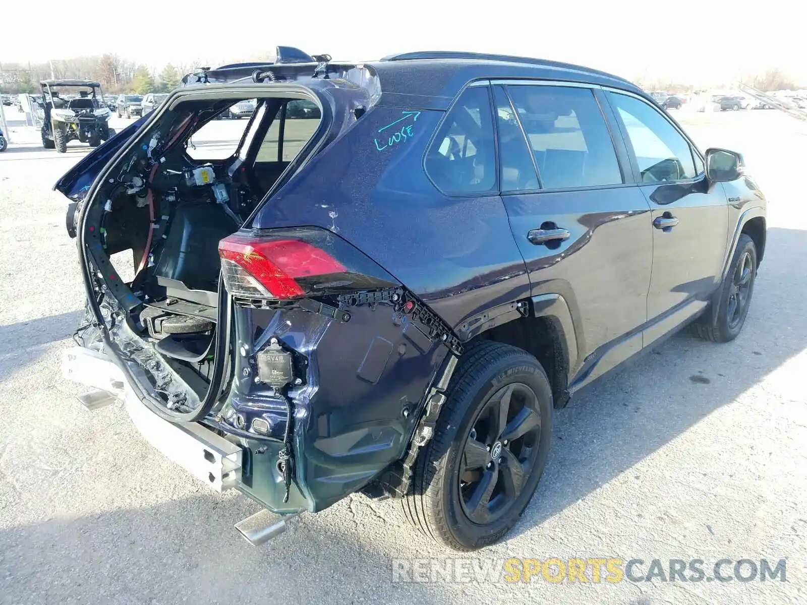 4 Photograph of a damaged car 2T3E6RFV6MW003000 TOYOTA RAV4 2021