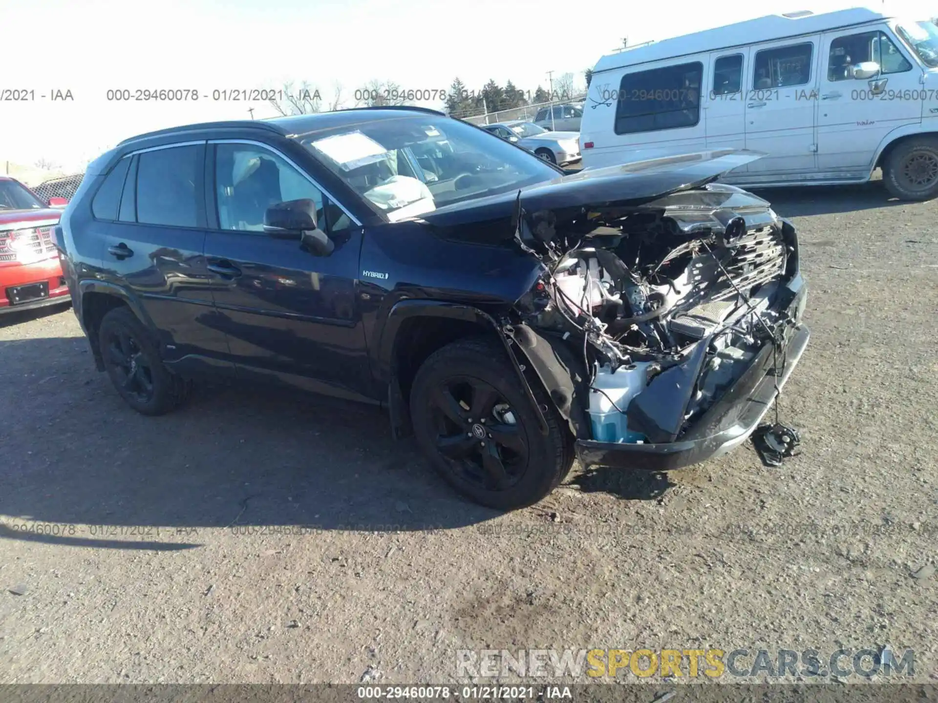 1 Photograph of a damaged car 2T3E6RFV6MW003658 TOYOTA RAV4 2021