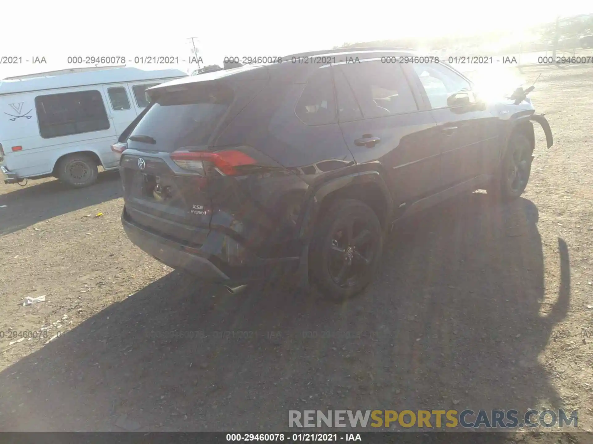 4 Photograph of a damaged car 2T3E6RFV6MW003658 TOYOTA RAV4 2021