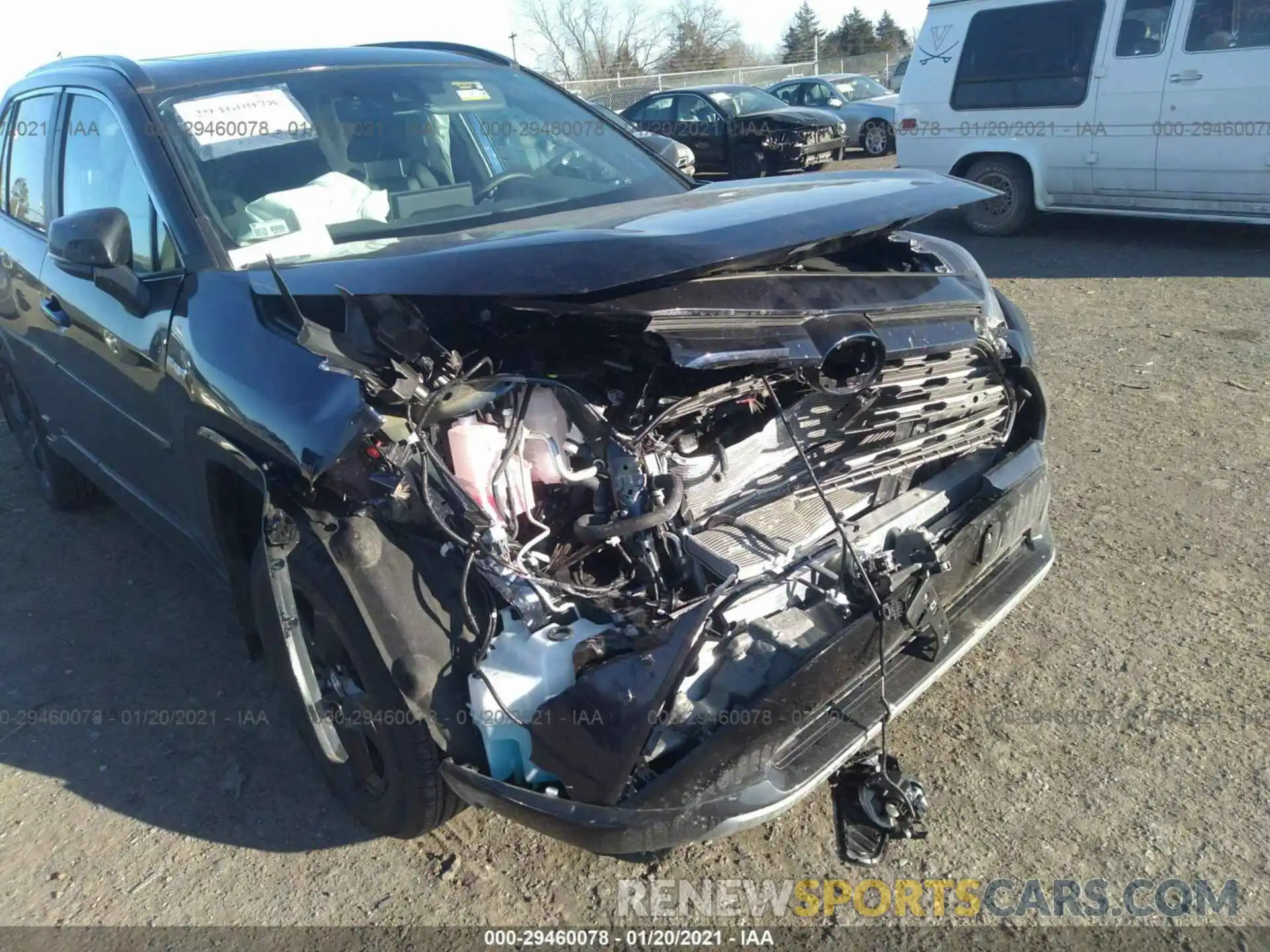 6 Photograph of a damaged car 2T3E6RFV6MW003658 TOYOTA RAV4 2021