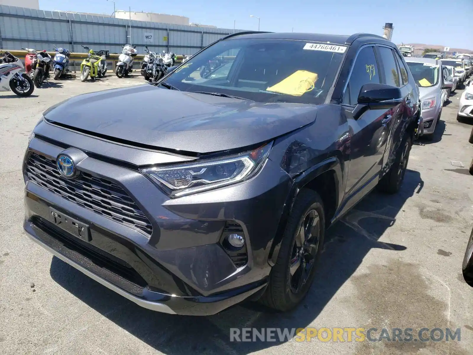 2 Photograph of a damaged car 2T3E6RFV6MW005717 TOYOTA RAV4 2021