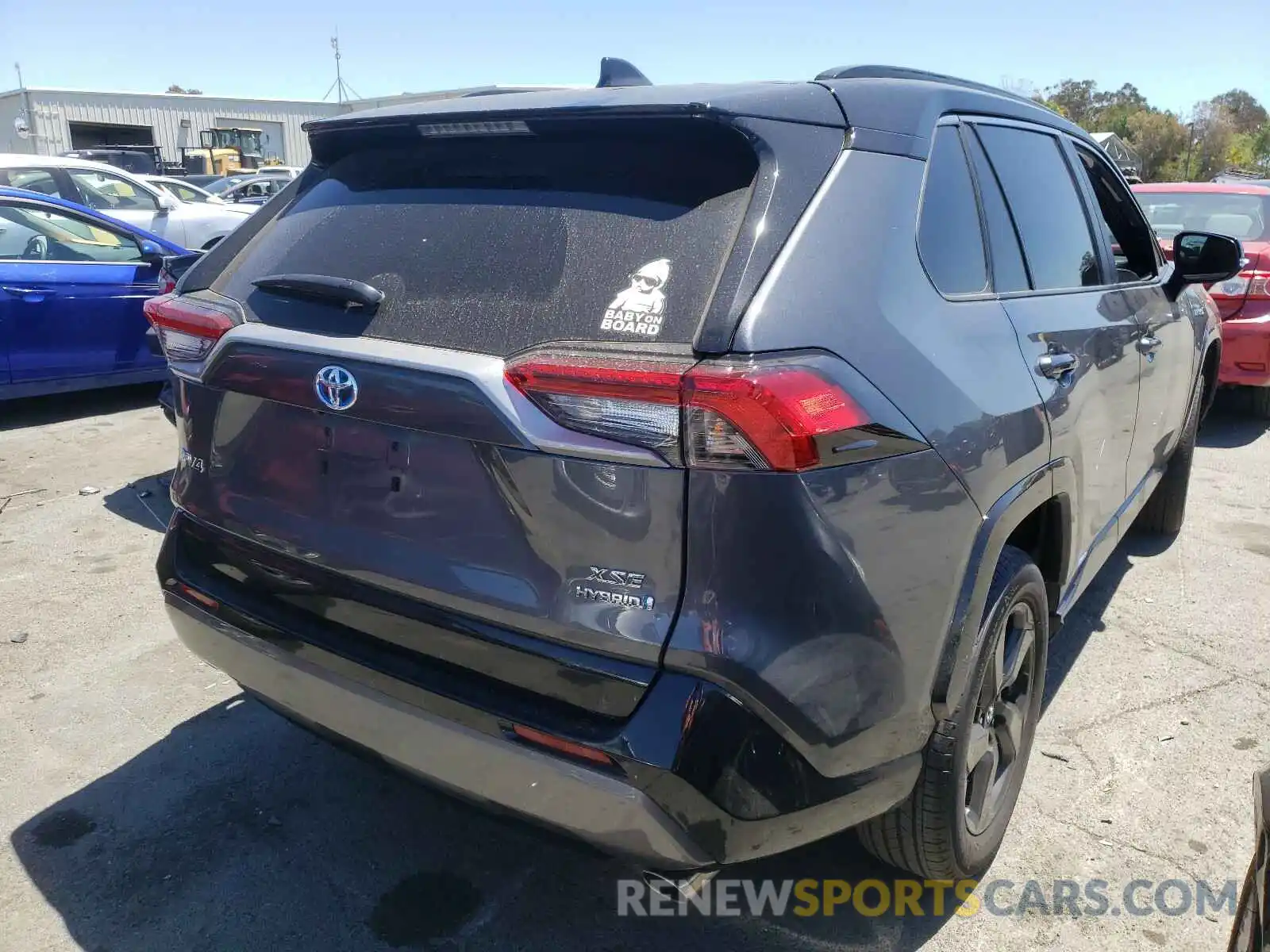 4 Photograph of a damaged car 2T3E6RFV6MW005717 TOYOTA RAV4 2021