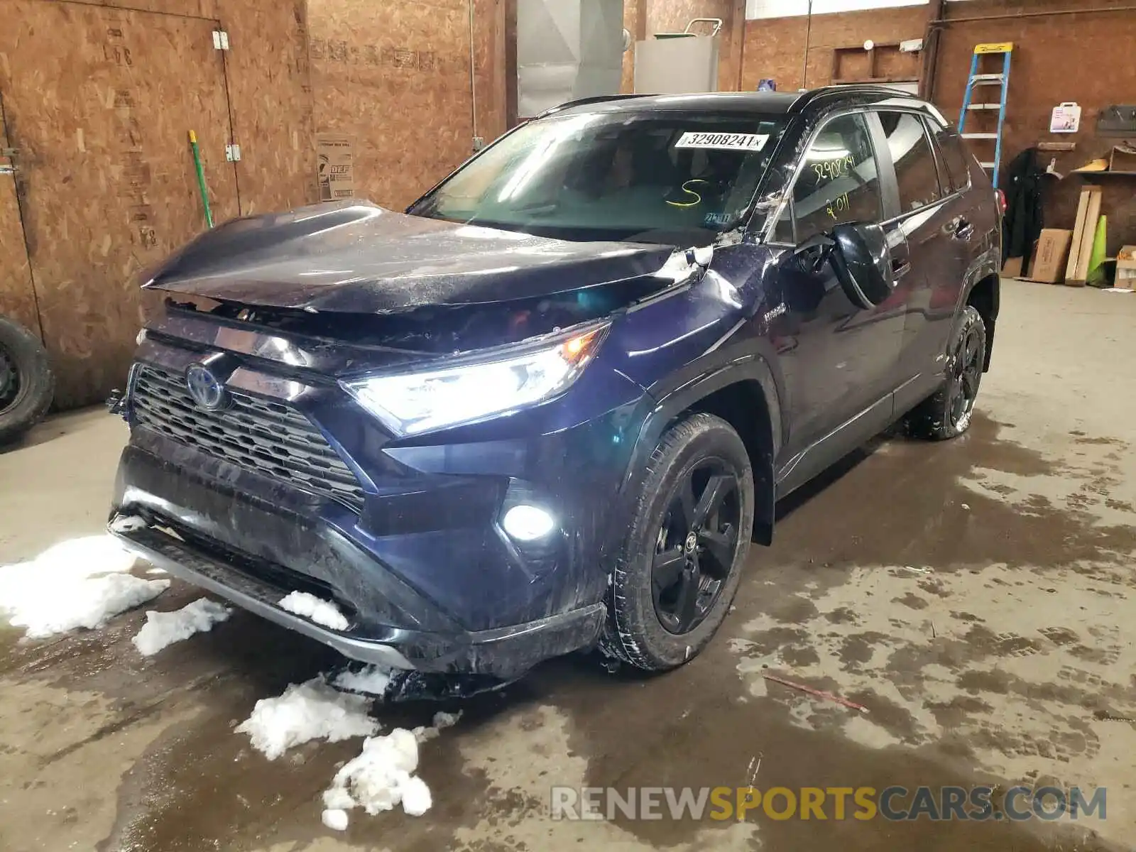 2 Photograph of a damaged car 2T3E6RFV6MW007306 TOYOTA RAV4 2021