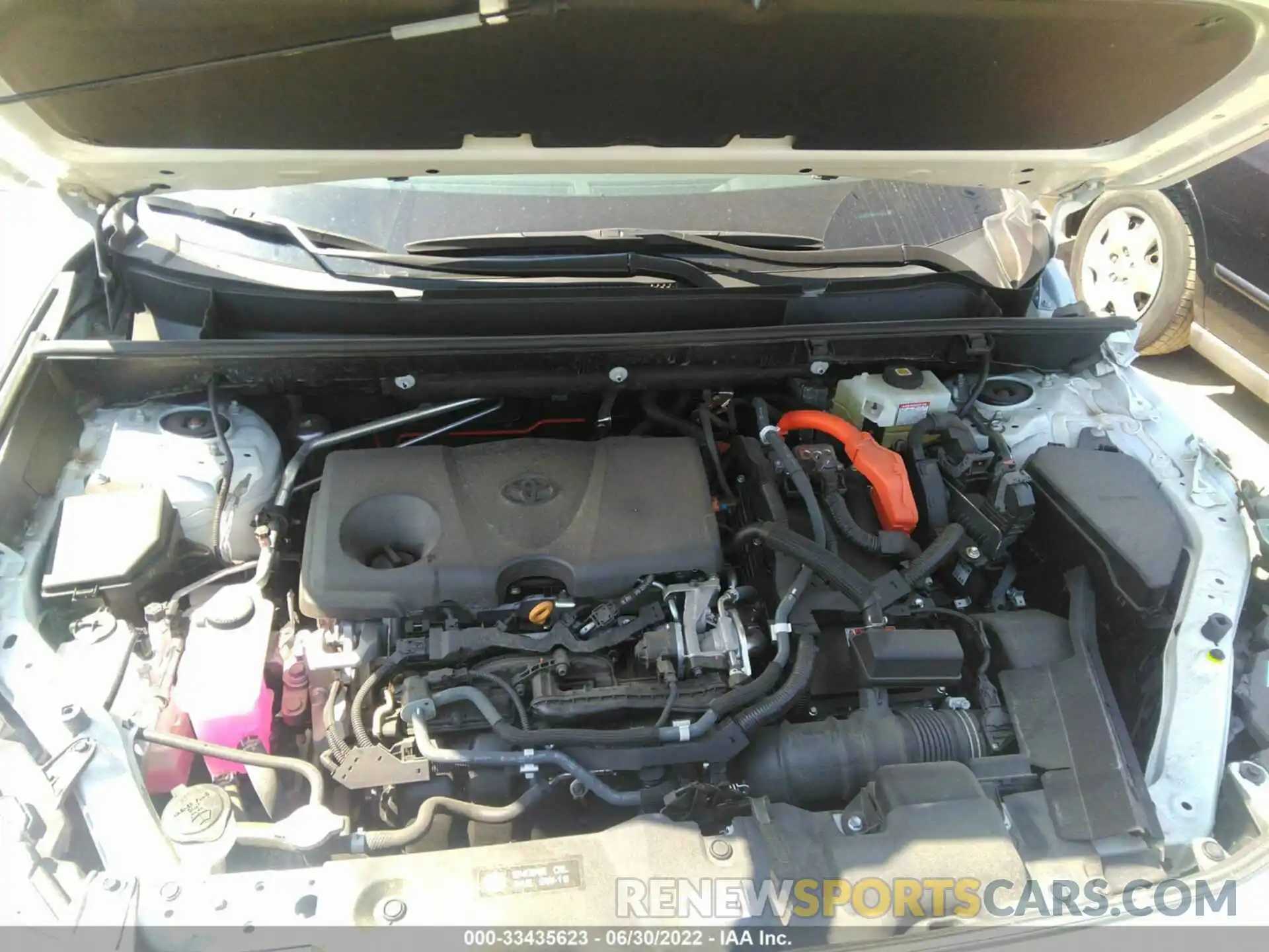 10 Фотография поврежденного автомобиля 2T3E6RFV6MW010660 TOYOTA RAV4 2021