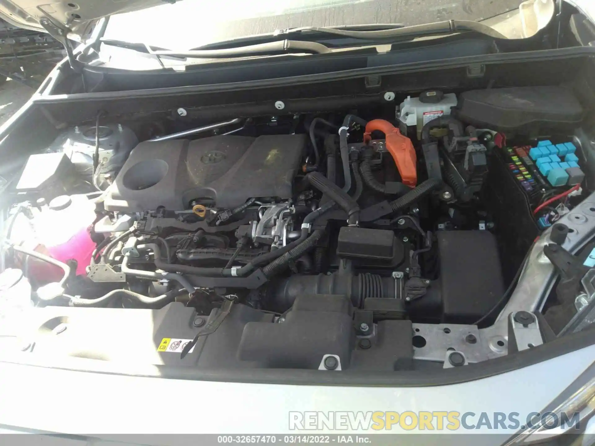 10 Фотография поврежденного автомобиля 2T3E6RFV7MW010652 TOYOTA RAV4 2021