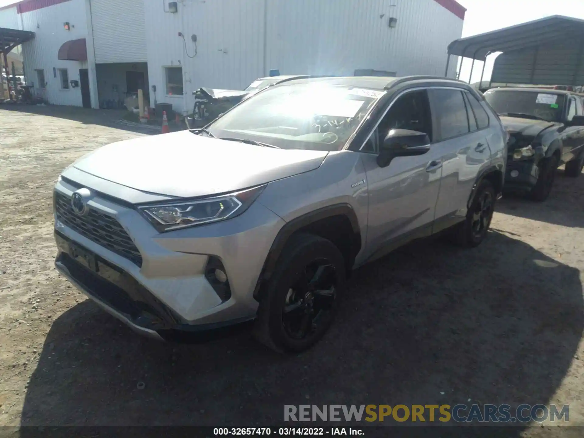 2 Фотография поврежденного автомобиля 2T3E6RFV7MW010652 TOYOTA RAV4 2021