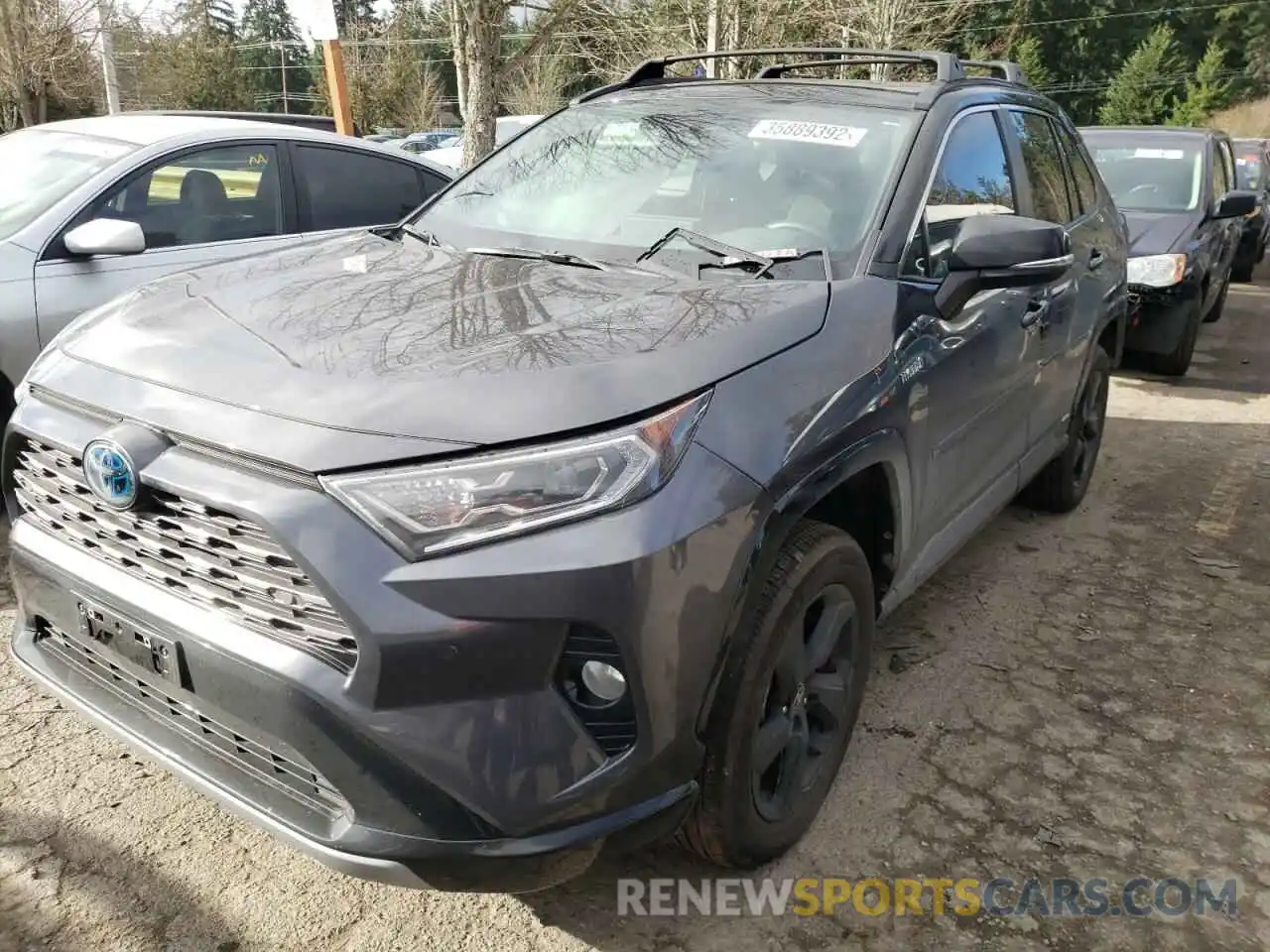 2 Photograph of a damaged car 2T3E6RFV7MW010750 TOYOTA RAV4 2021