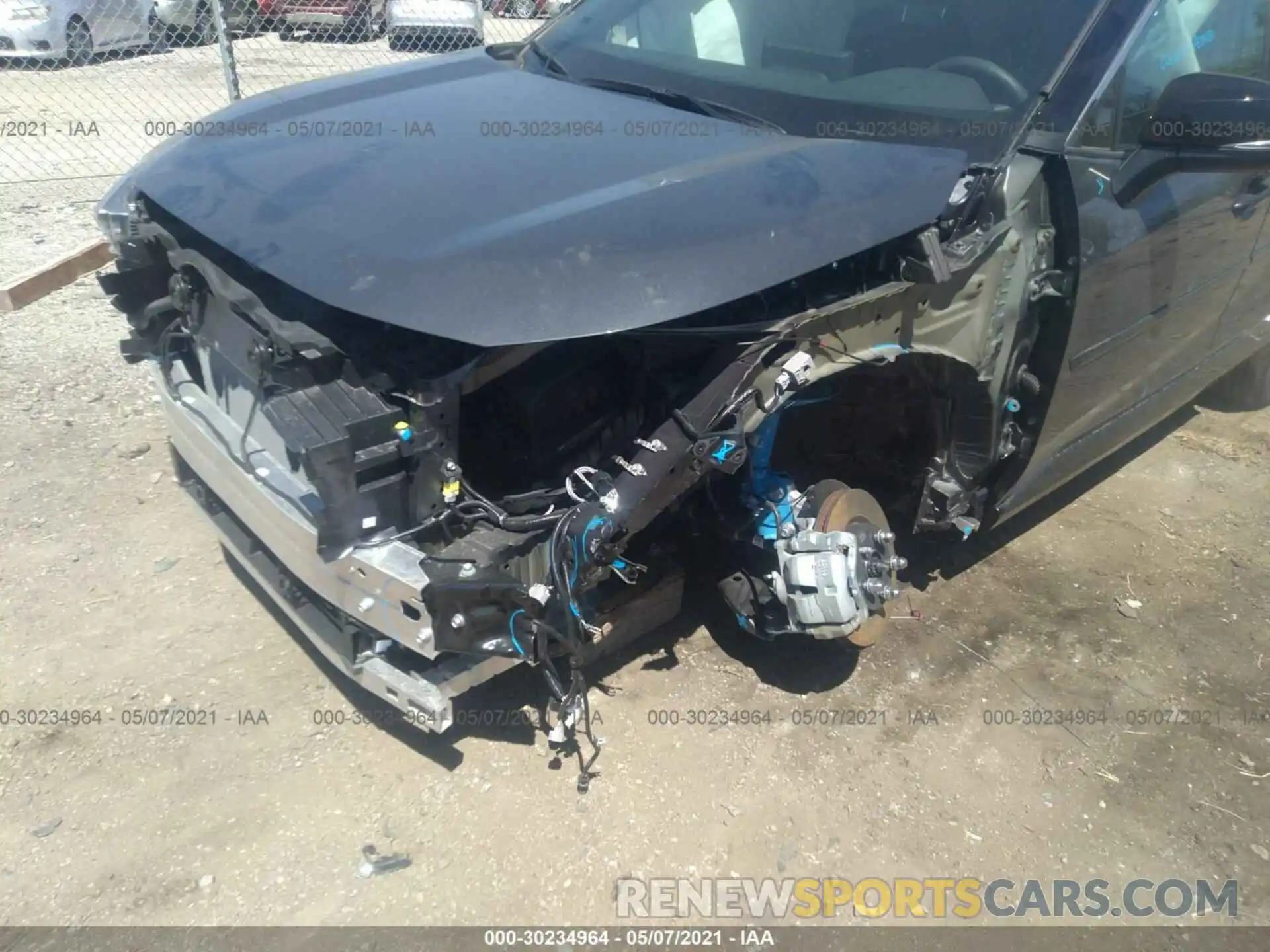 6 Photograph of a damaged car 2T3E6RFV7MW016158 TOYOTA RAV4 2021