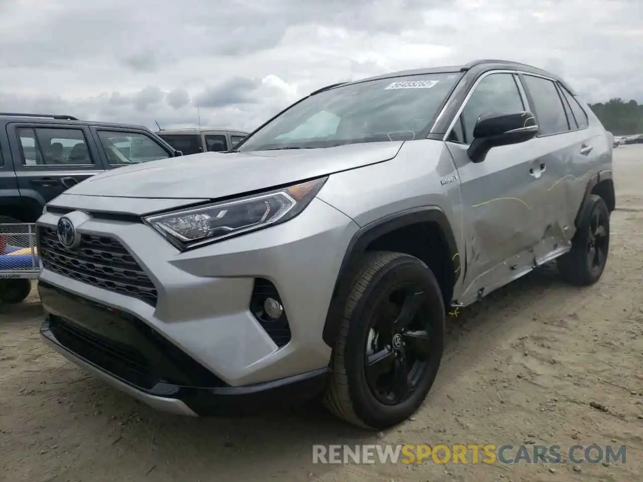 2 Фотография поврежденного автомобиля 2T3E6RFV7MW027385 TOYOTA RAV4 2021