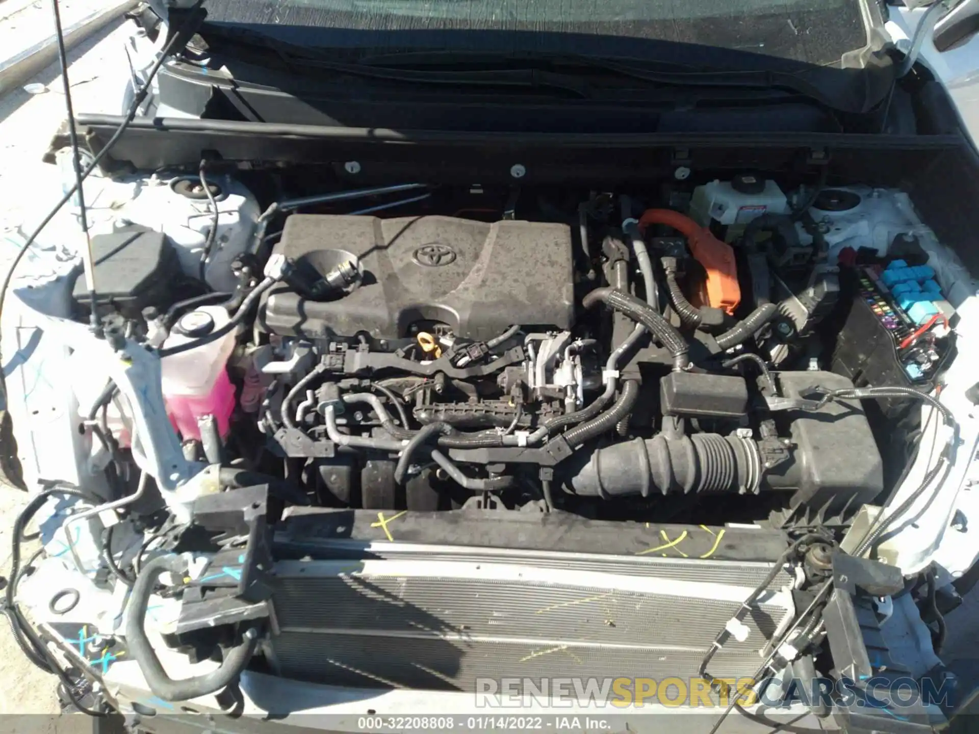 10 Фотография поврежденного автомобиля 2T3E6RFV8MW003340 TOYOTA RAV4 2021