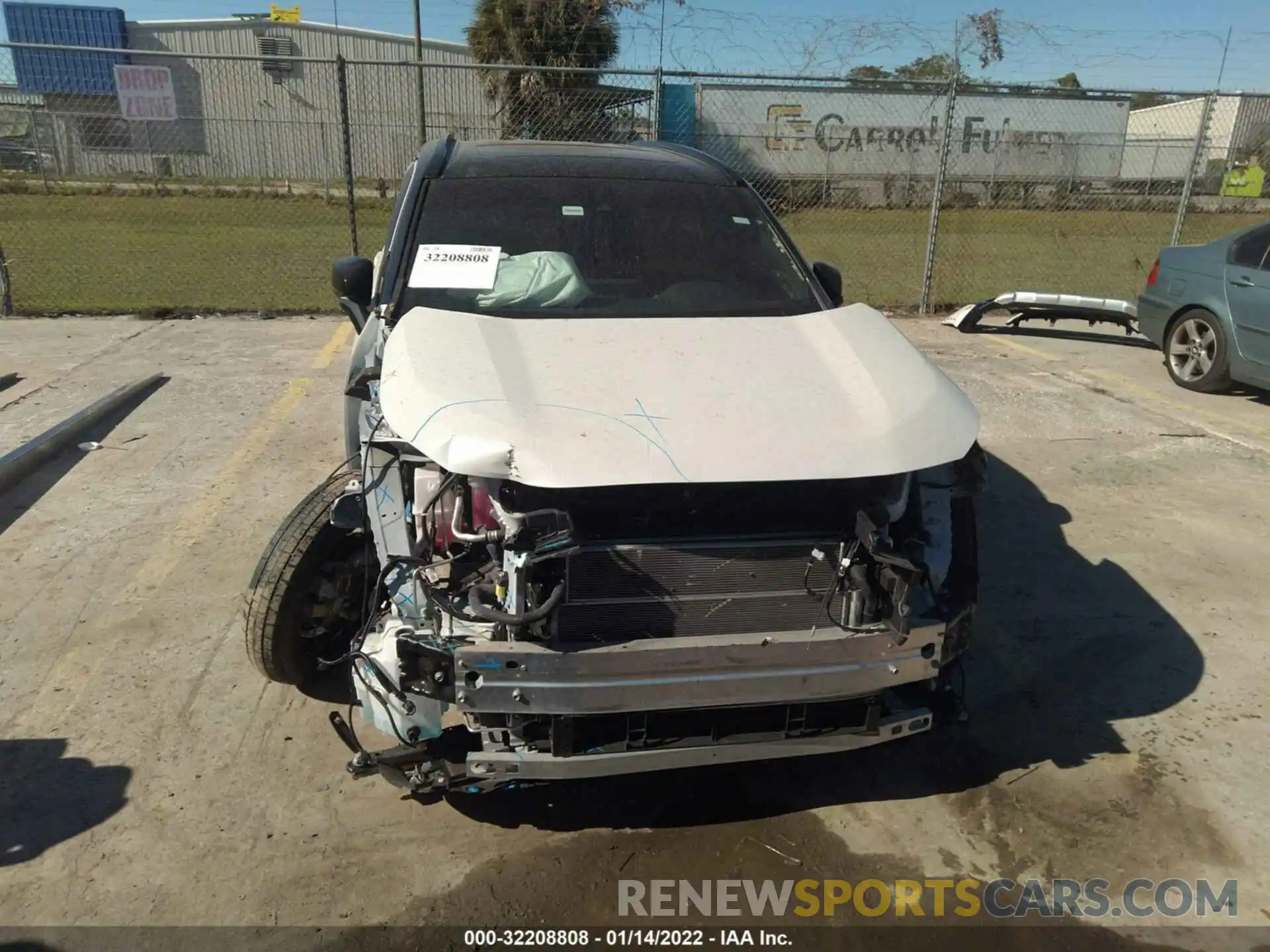 6 Photograph of a damaged car 2T3E6RFV8MW003340 TOYOTA RAV4 2021