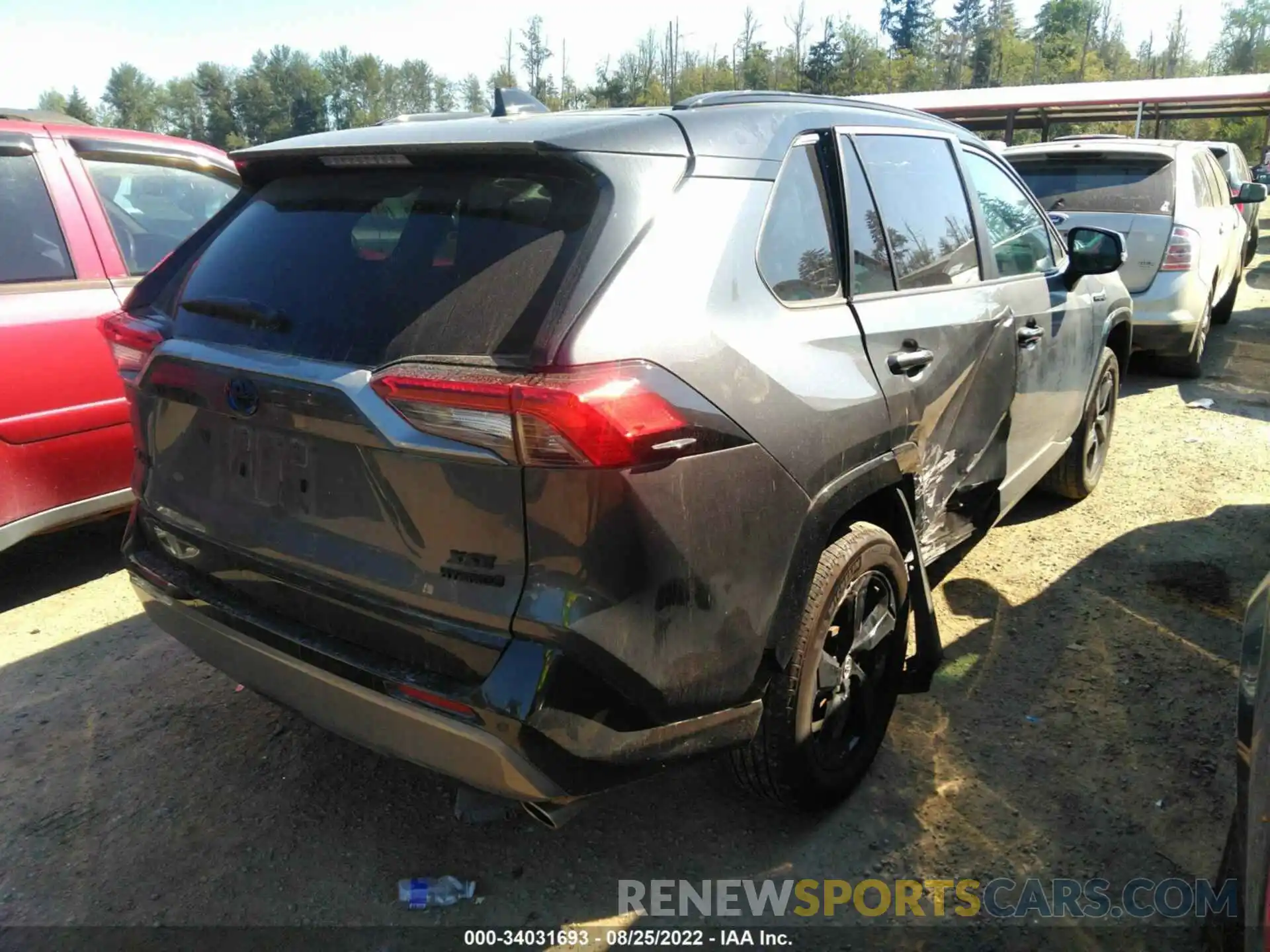 4 Photograph of a damaged car 2T3E6RFV8MW003614 TOYOTA RAV4 2021