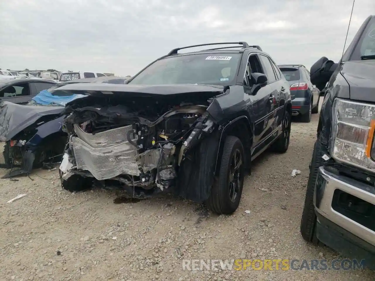 2 Photograph of a damaged car 2T3E6RFV8MW008277 TOYOTA RAV4 2021