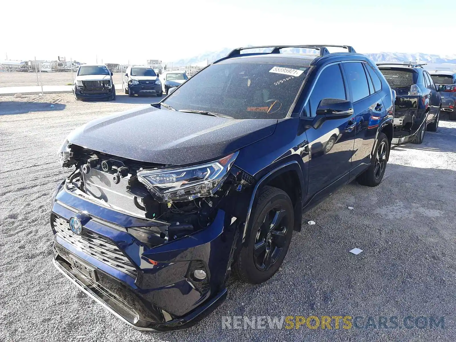 2 Photograph of a damaged car 2T3E6RFV8MW010692 TOYOTA RAV4 2021