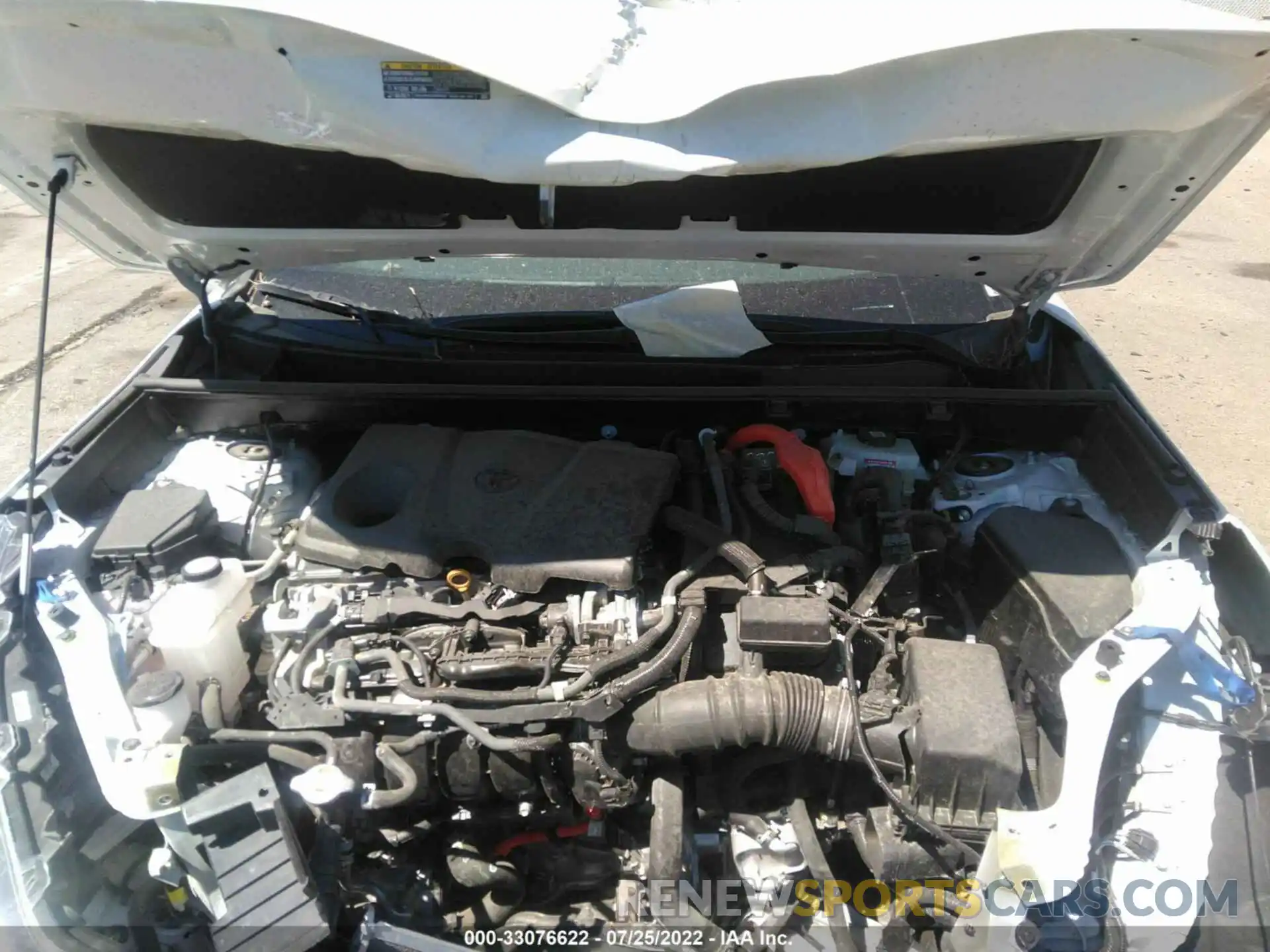 10 Фотография поврежденного автомобиля 2T3E6RFV8MW014760 TOYOTA RAV4 2021