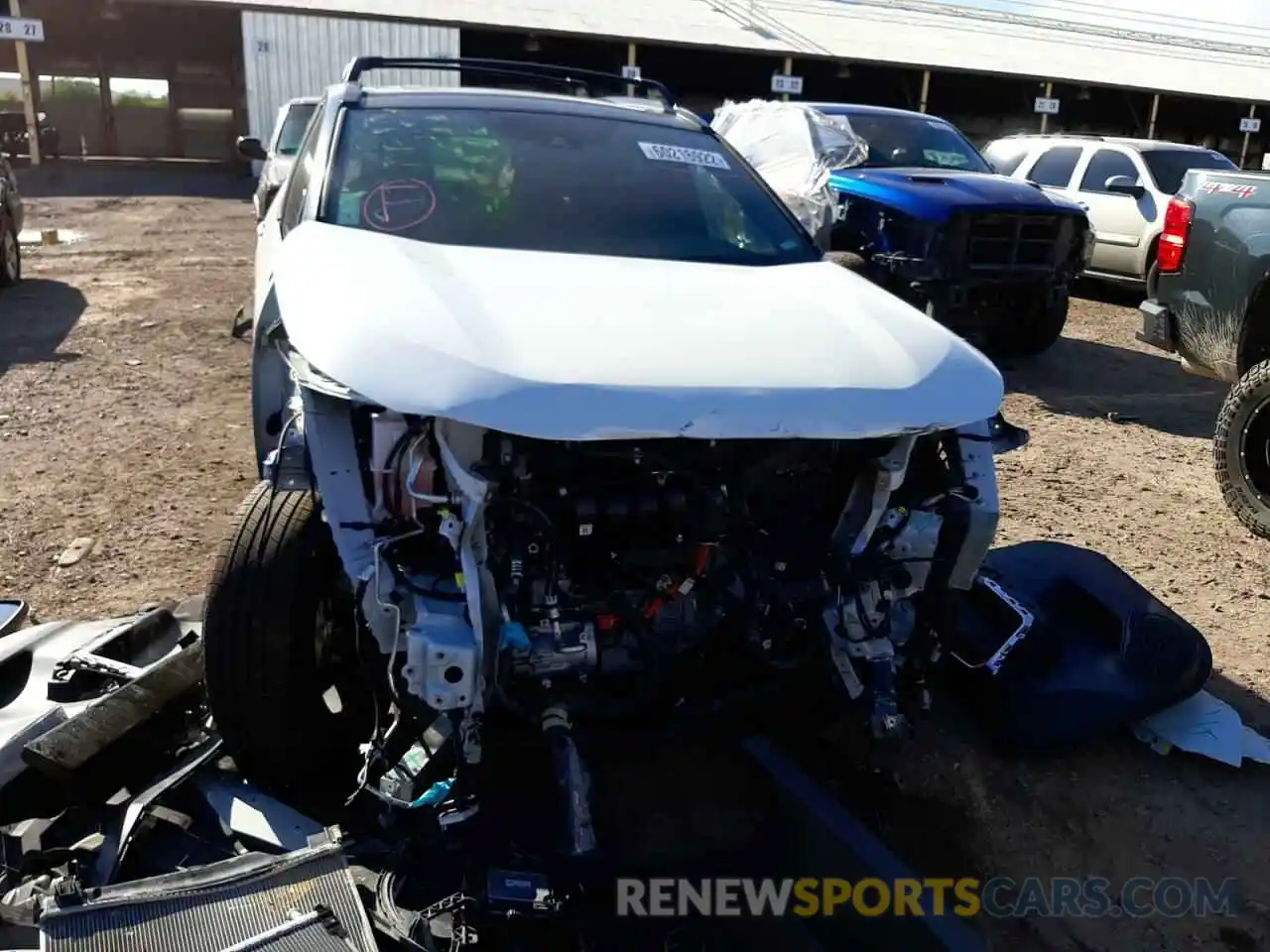 9 Photograph of a damaged car 2T3E6RFV9MW003122 TOYOTA RAV4 2021