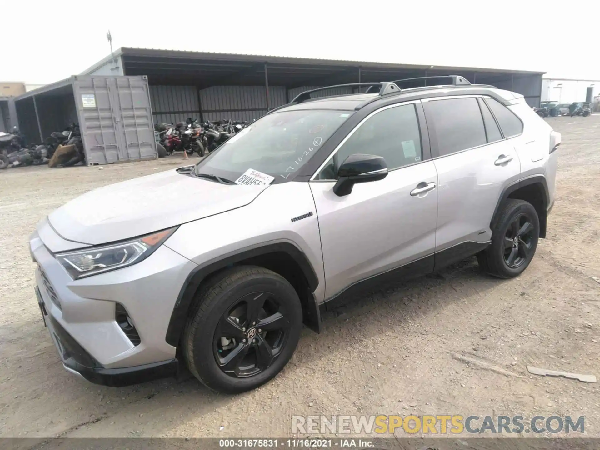 2 Photograph of a damaged car 2T3E6RFV9MW013469 TOYOTA RAV4 2021