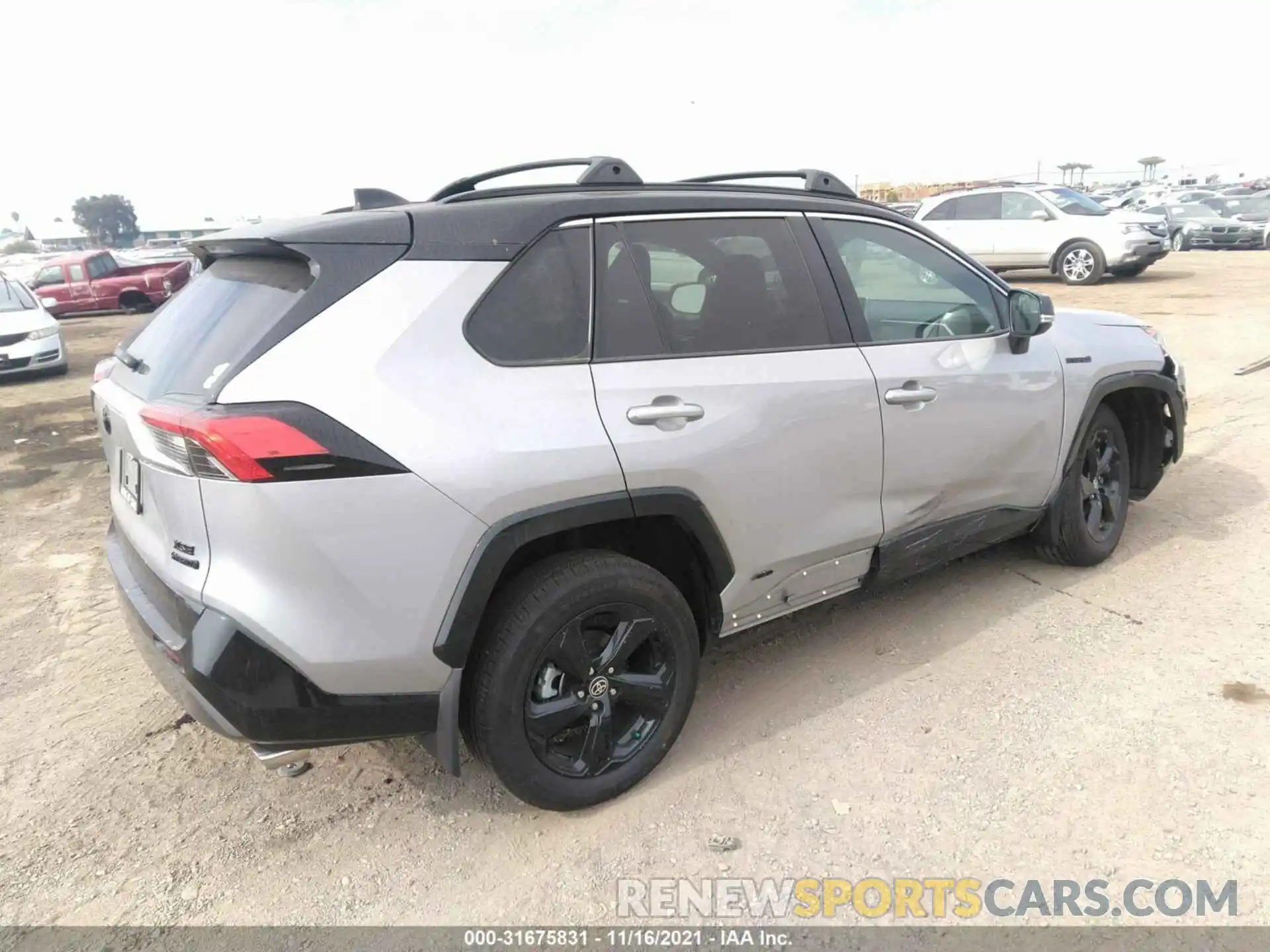 4 Photograph of a damaged car 2T3E6RFV9MW013469 TOYOTA RAV4 2021